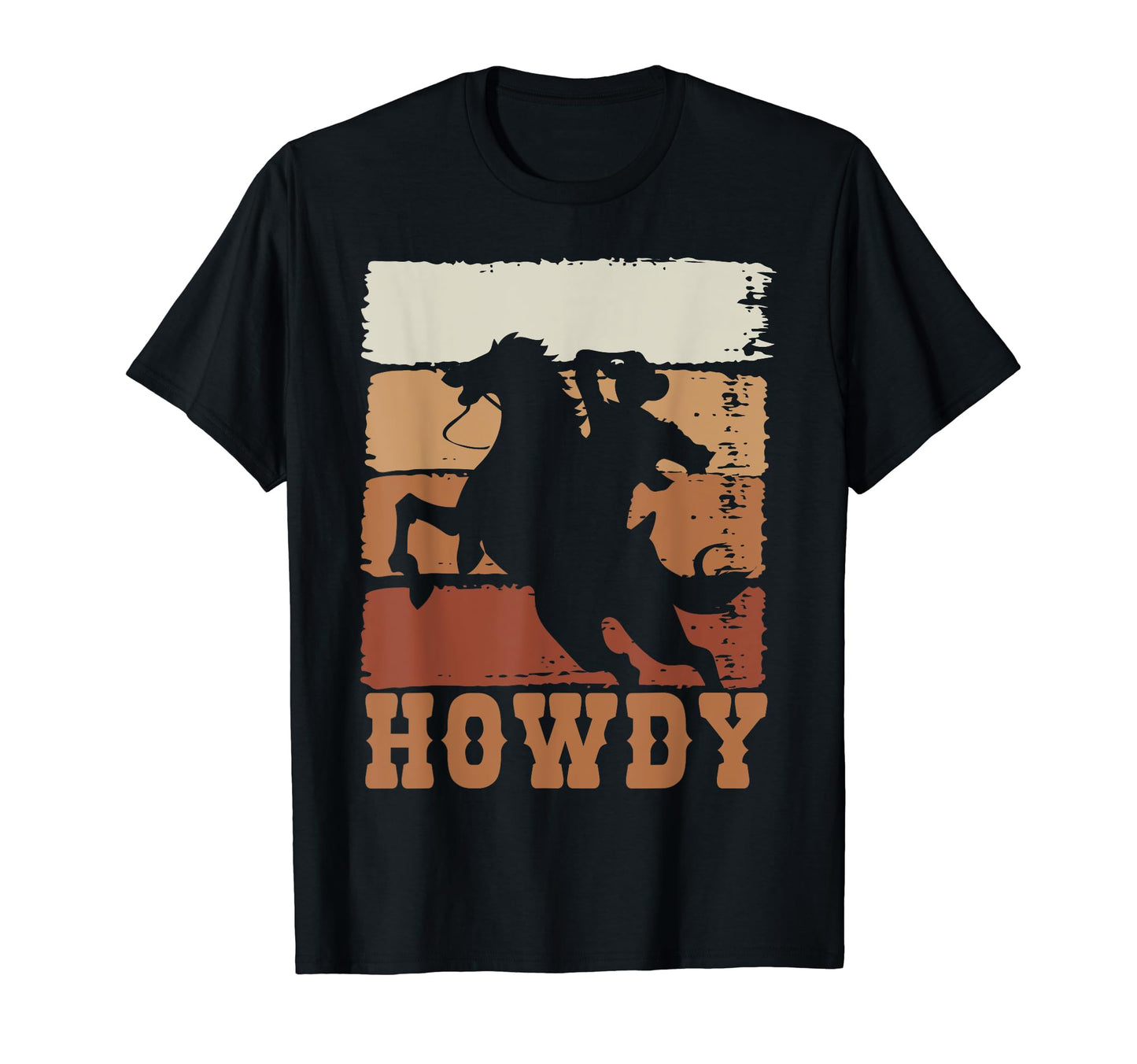 Rodeo Western Country Howdy Horseback T-Shirt - Streetwear Style Men Women - T-Shirt, Sweatshirt, Hoodie