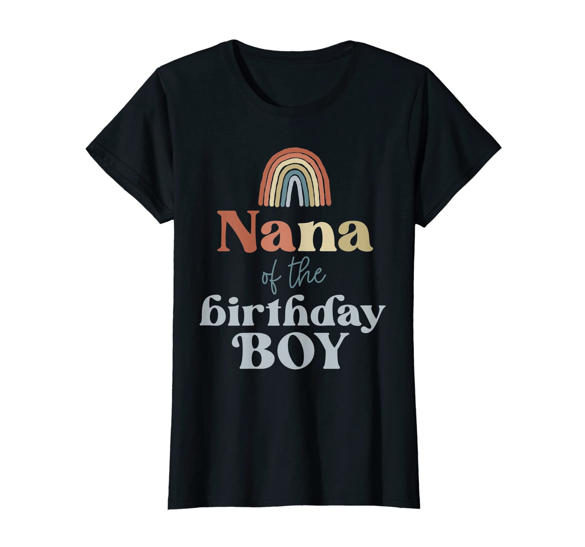 Womens Nana Birthday Boho Rainbow Party T-Shirt - Graphic Print for Adults - T-Shirt, Sweatshirt, Hoodie