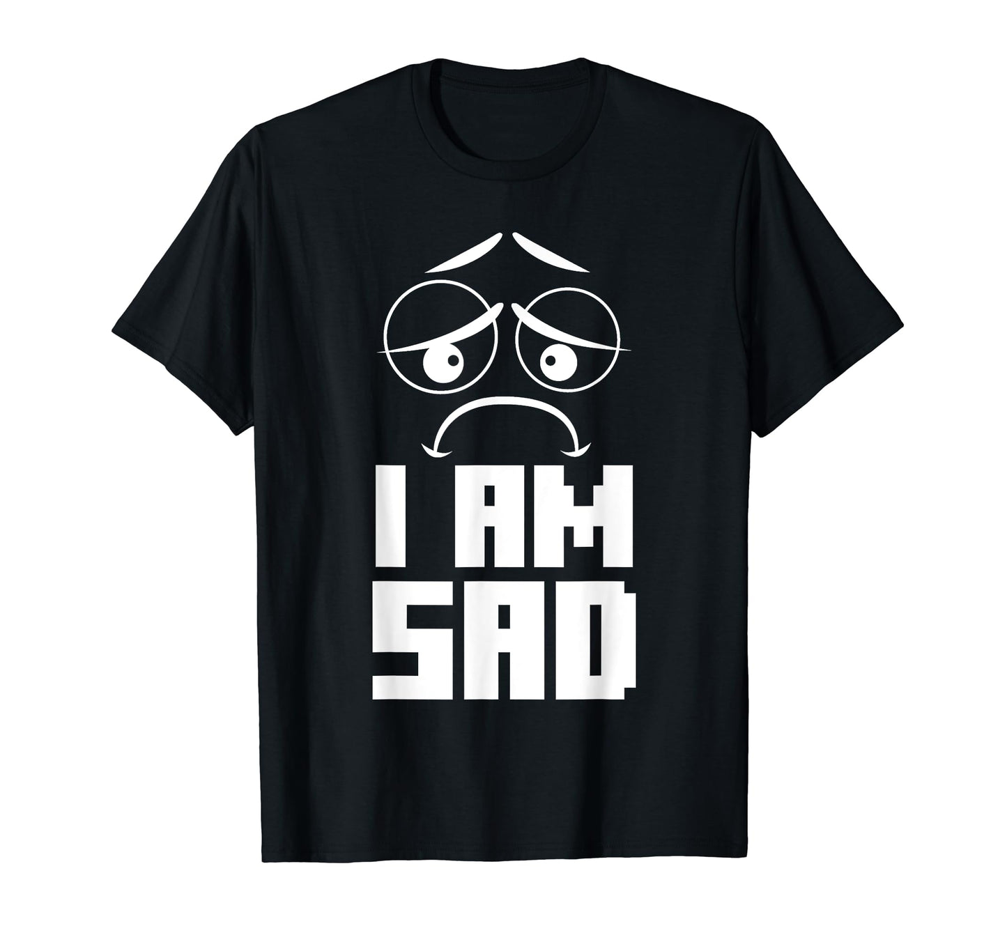 I Am Sad Aesthetic Vaporwave T-Shirt - Casual Everyday Wear for Adults - T-Shirt, Sweatshirt, Hoodie