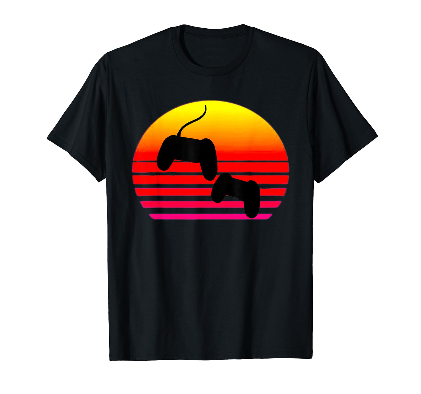 Vaporwave Aesthetic Sunset Game T-Shirt - Streetwear Style for Adults - T-Shirt, Sweatshirt, Hoodie