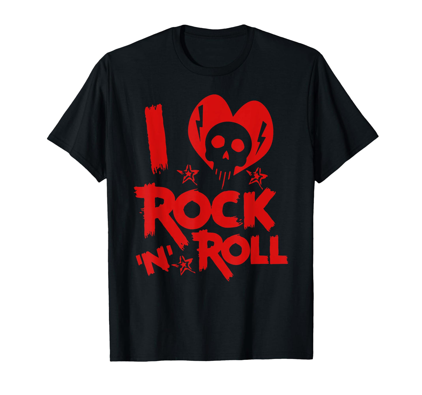 I Love Rock N Roll Rock Music Lover T-Shirt - Trendy Graphic for Adults - T-Shirt, Sweatshirt, Hoodie