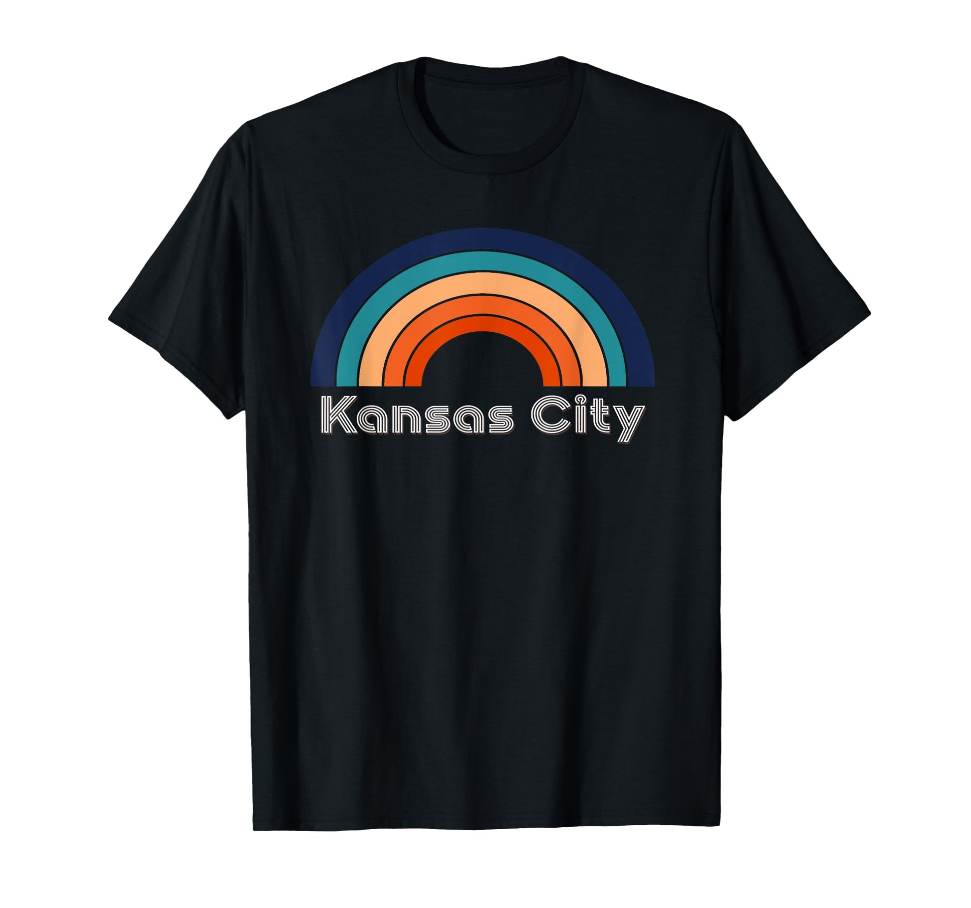 Kansas City Rainbow T-Shirt - Novelty Apparel Men Women - T-Shirt, Sweatshirt, Hoodie