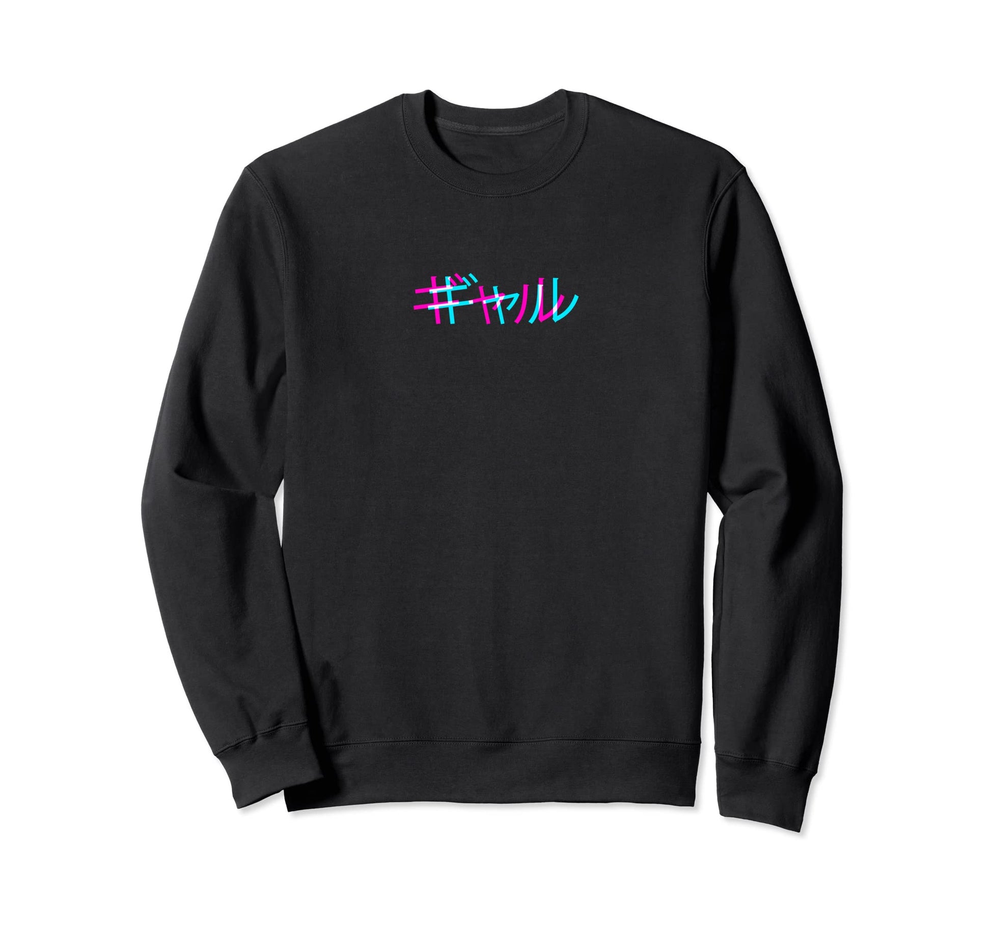 Gyaru Japanese Glitch Anime Sweatshirt - Casual Everyday Wear Men Women - T-Shirt, Sweatshirt, Hoodie