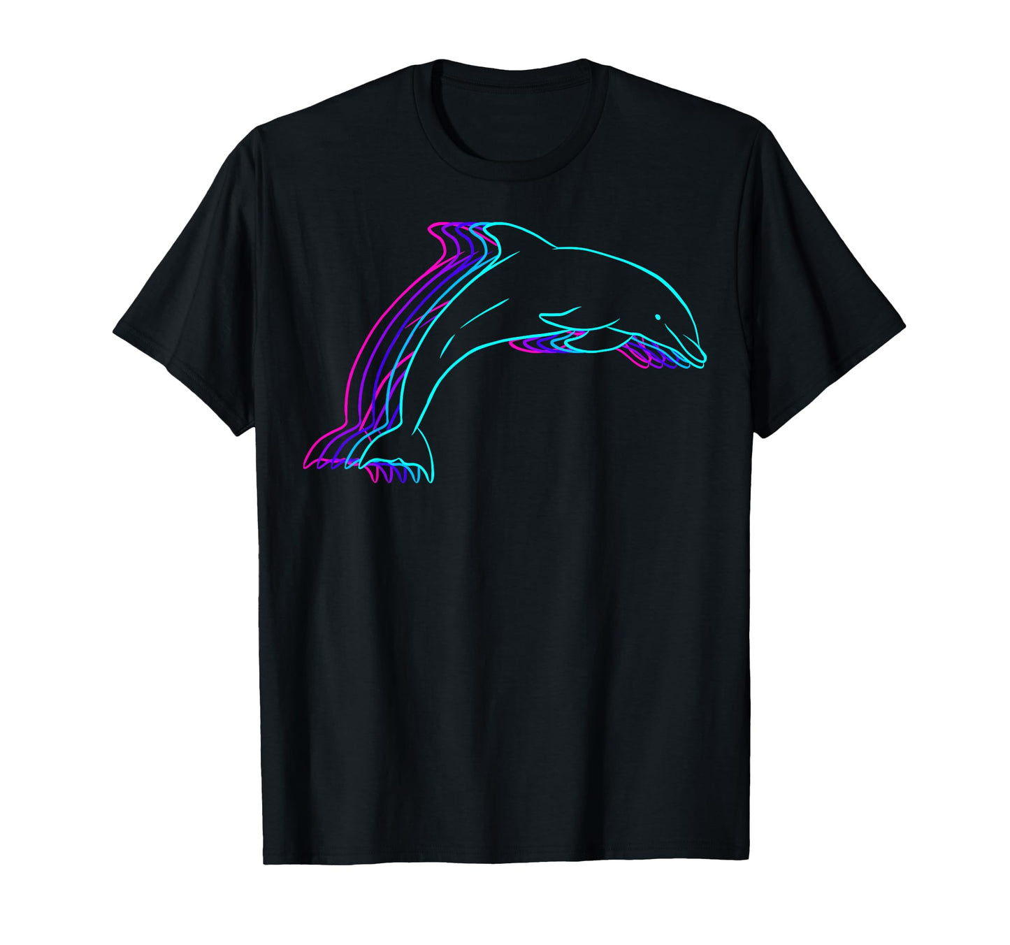 Dolphin Animal Vaporwave T-Shirt - Novelty Apparel Men Women - T-Shirt, Sweatshirt, Hoodie
