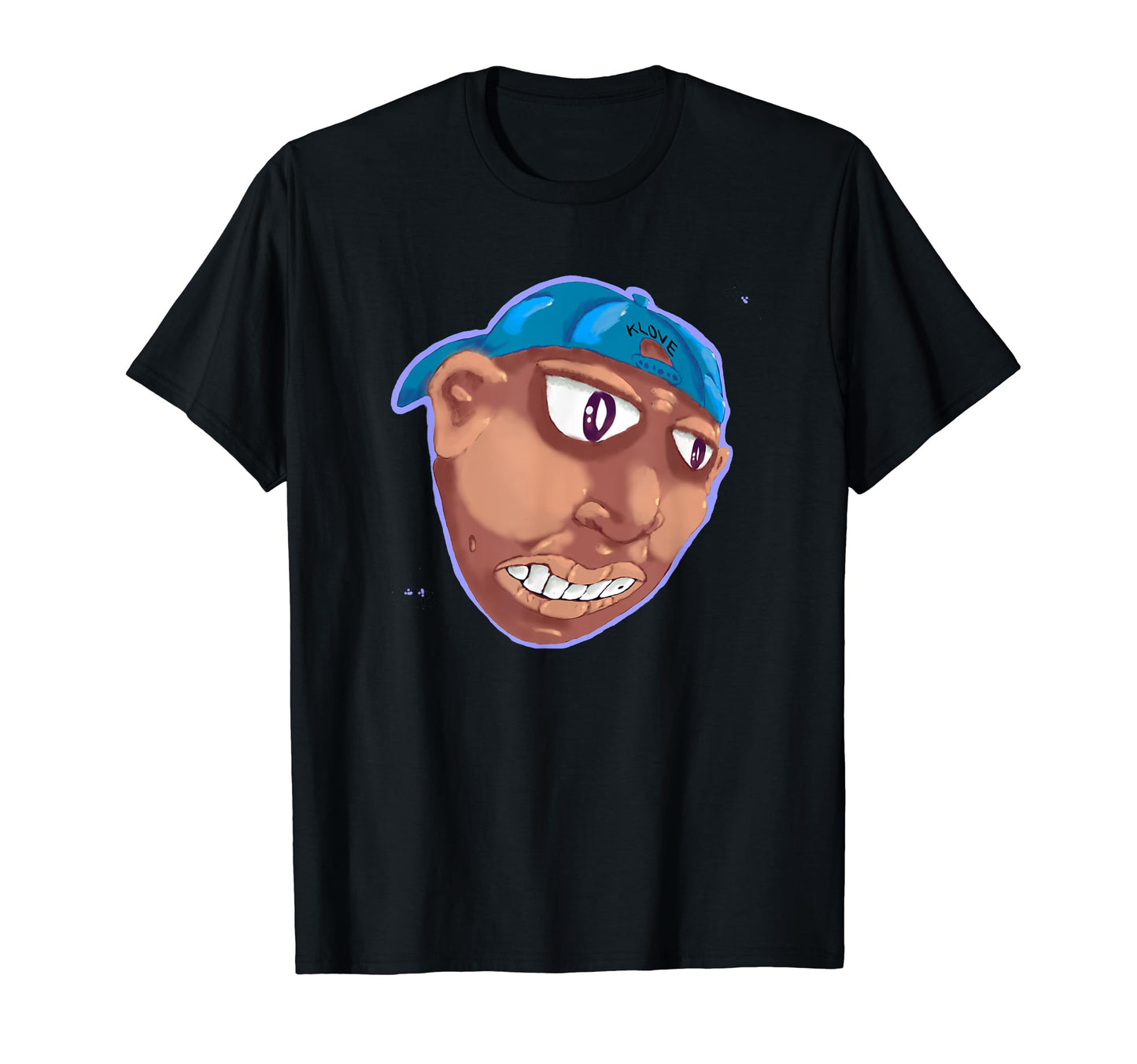 Graffiti Face Hiphop Oldschool Cartoon T-Shirt - Trendy Graphic Men Women - T-Shirt, Sweatshirt, Hoodie
