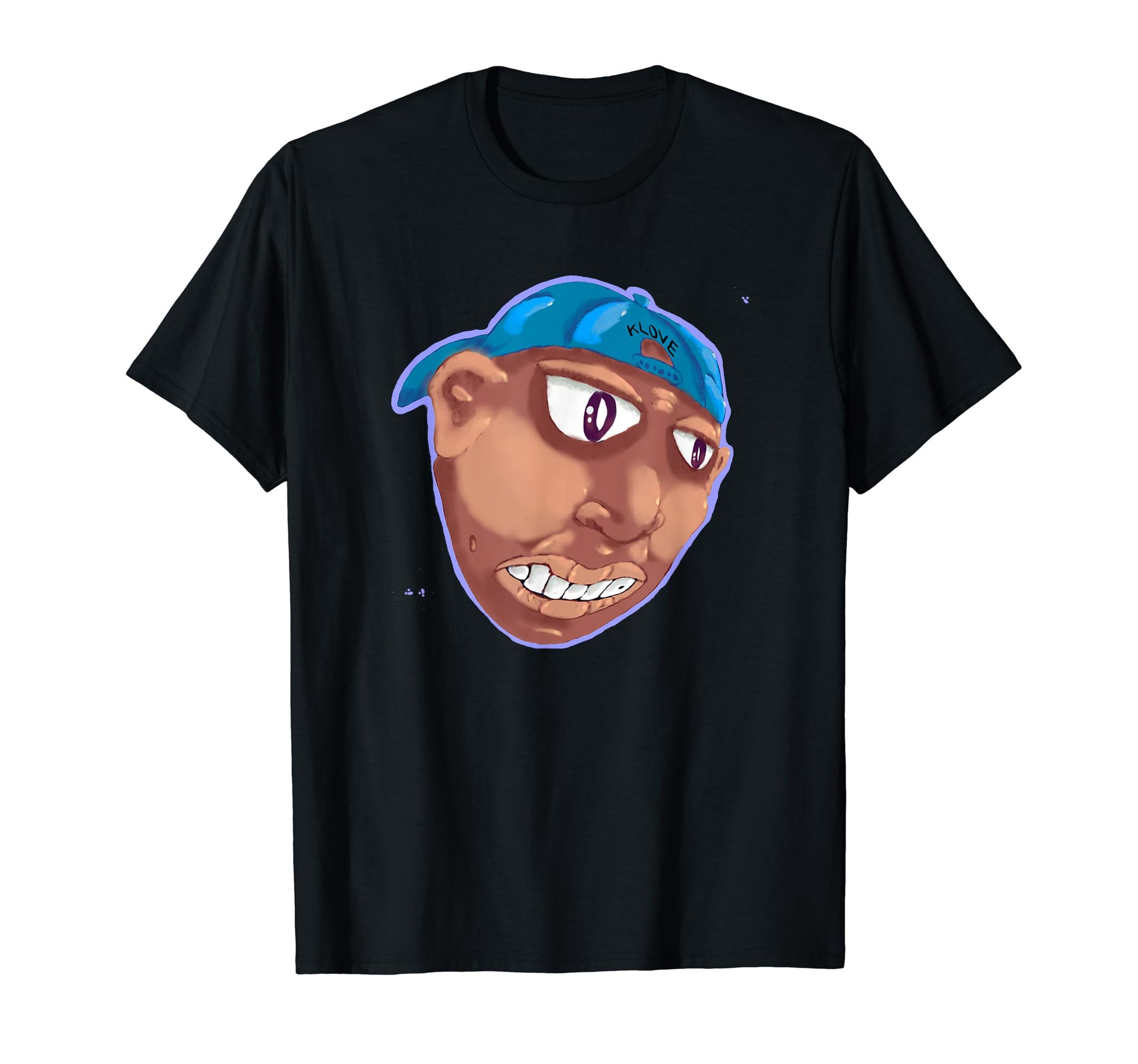 Graffiti Face Hiphop Oldschool Cartoon T-Shirt - Trendy Graphic Men Women - T-Shirt, Sweatshirt, Hoodie