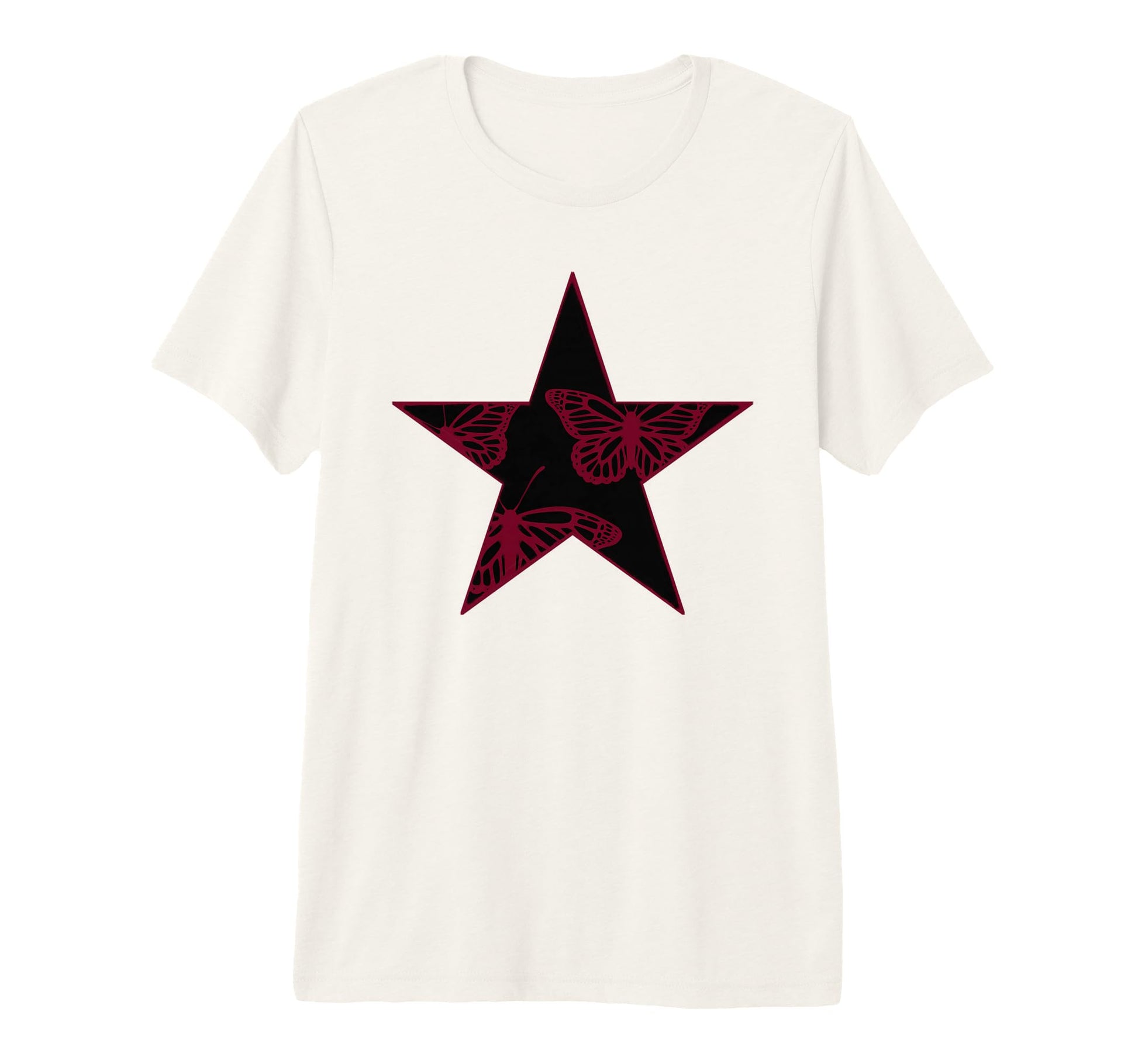Star Stencil Graffiti Art Goth Grunge Egirl T-Shirt - Graphic Print Unisex - T-Shirt, Sweatshirt, Hoodie