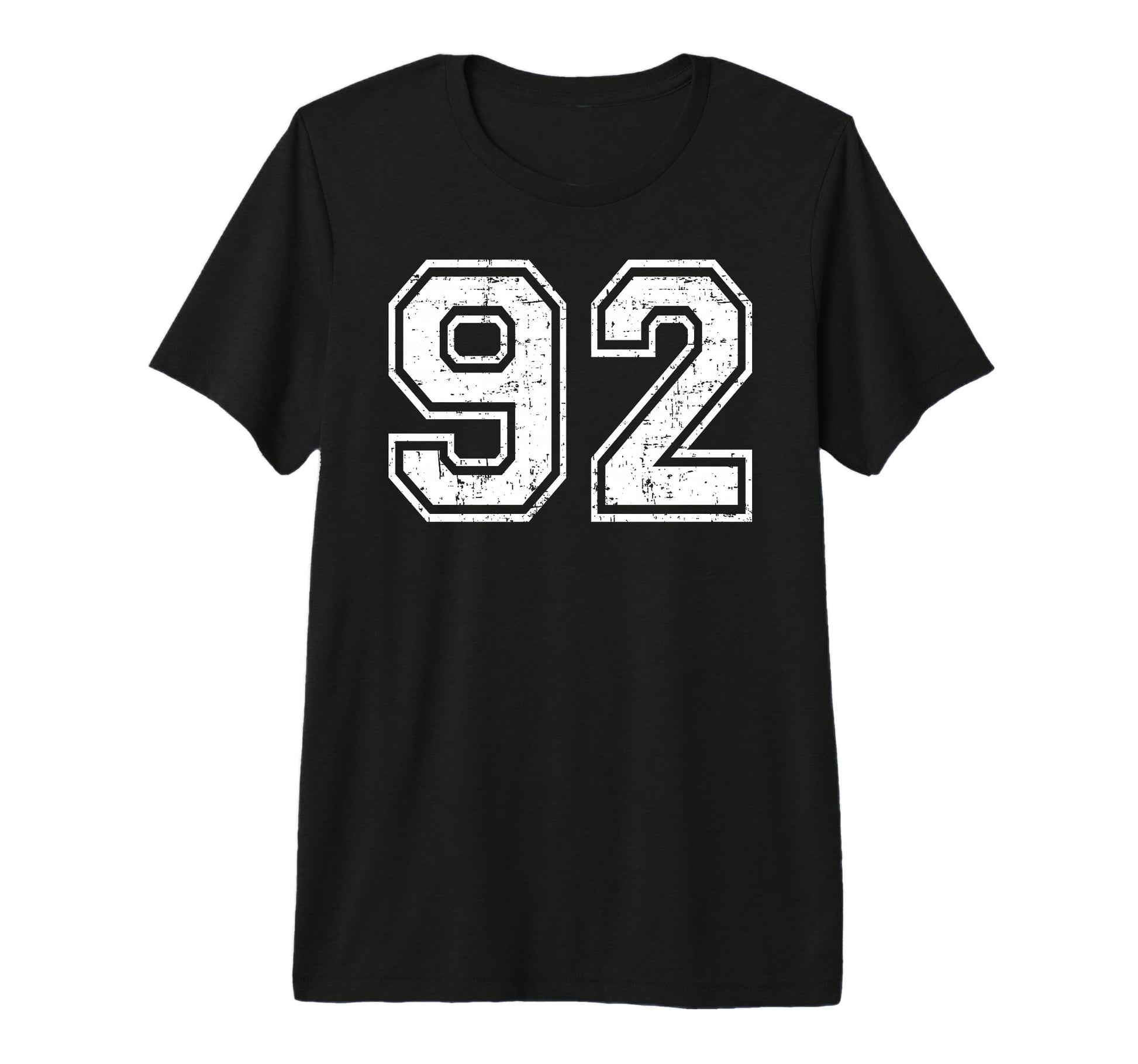 92 Number Ninety Two Team Sports T-Shirt - Streetwear Style Men Women - T-Shirt, Sweatshirt, Hoodie