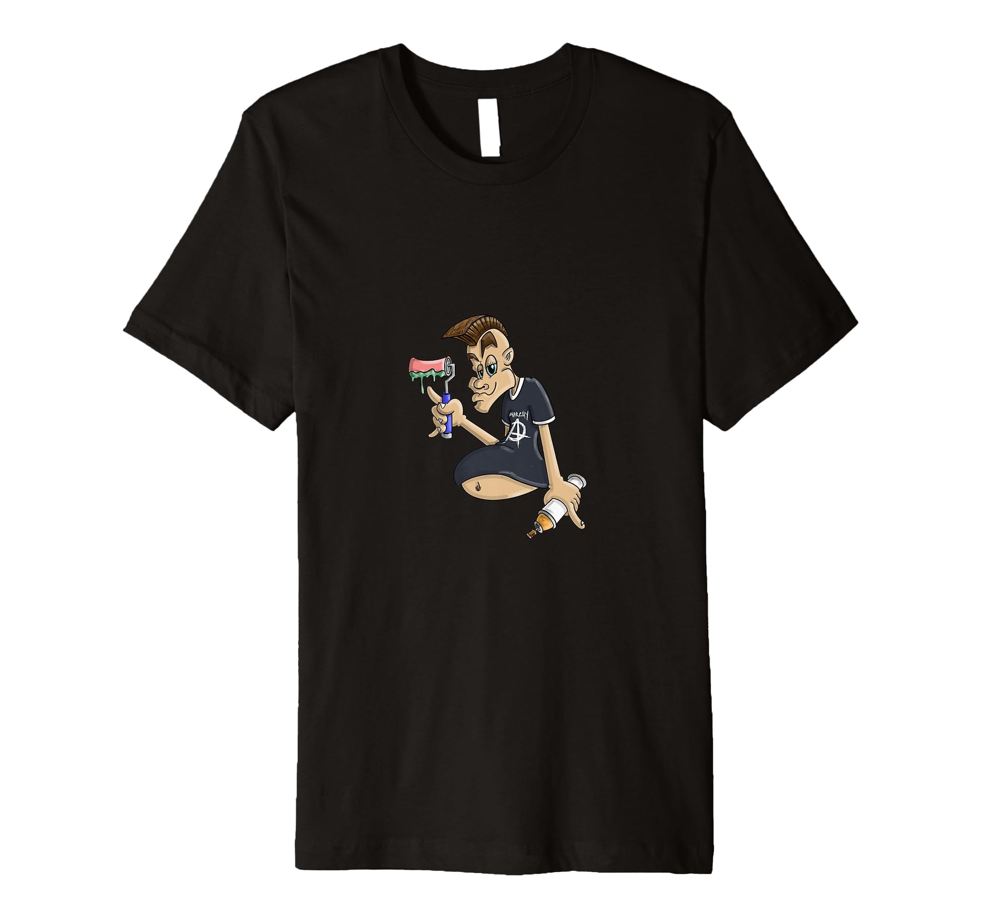 Old School 90S Hip Hop Punk B Character T-Shirt - Trendy Graphic Men Women - T-Shirt, Sweatshirt, Hoodie