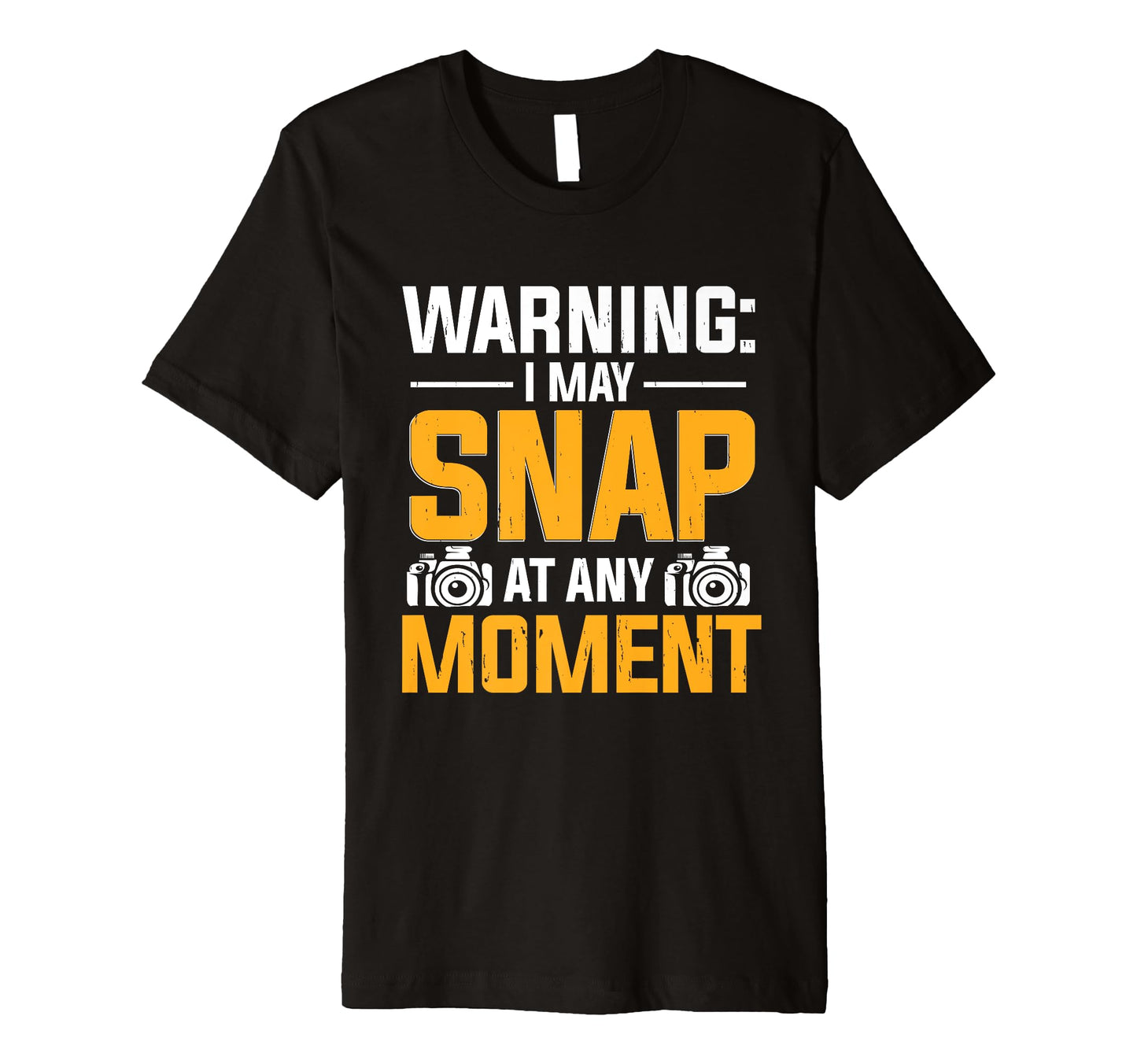Photo Camera Photographer Flash People T-Shirt - Minimalist Print Unisex - T-Shirt, Sweatshirt, Hoodie