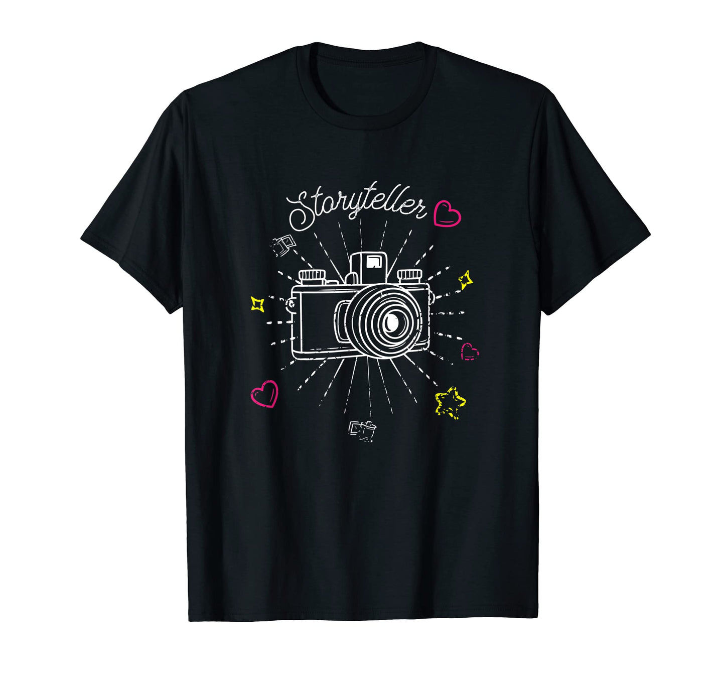 Camera Storyteller Photography Lover T-Shirt - Trendy Graphic Unisex - T-Shirt, Sweatshirt, Hoodie
