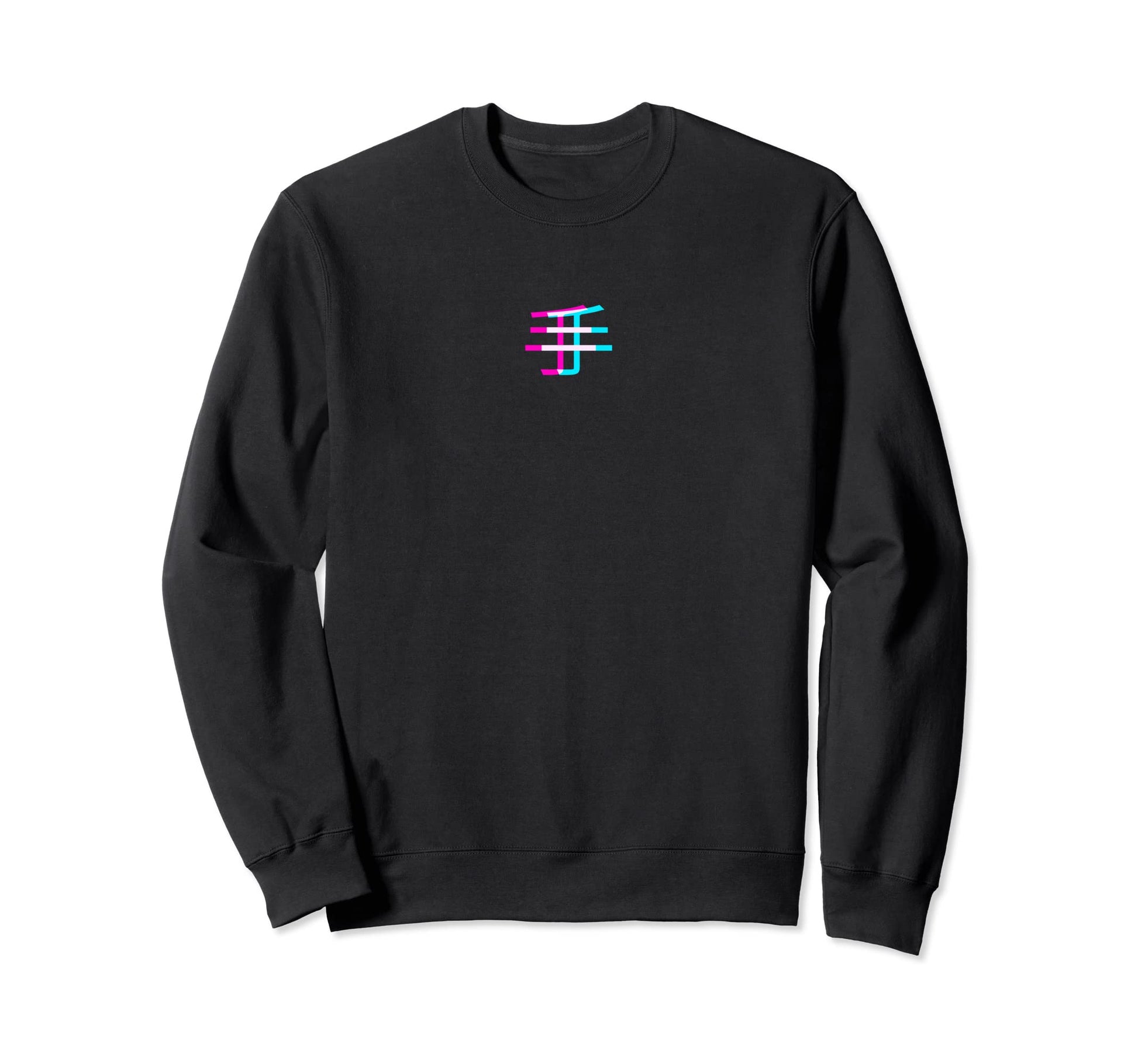 Te Japanese Glitch Anime Aesthetic Sweatshirt - Custom Art Print Men Women - T-Shirt, Sweatshirt, Hoodie