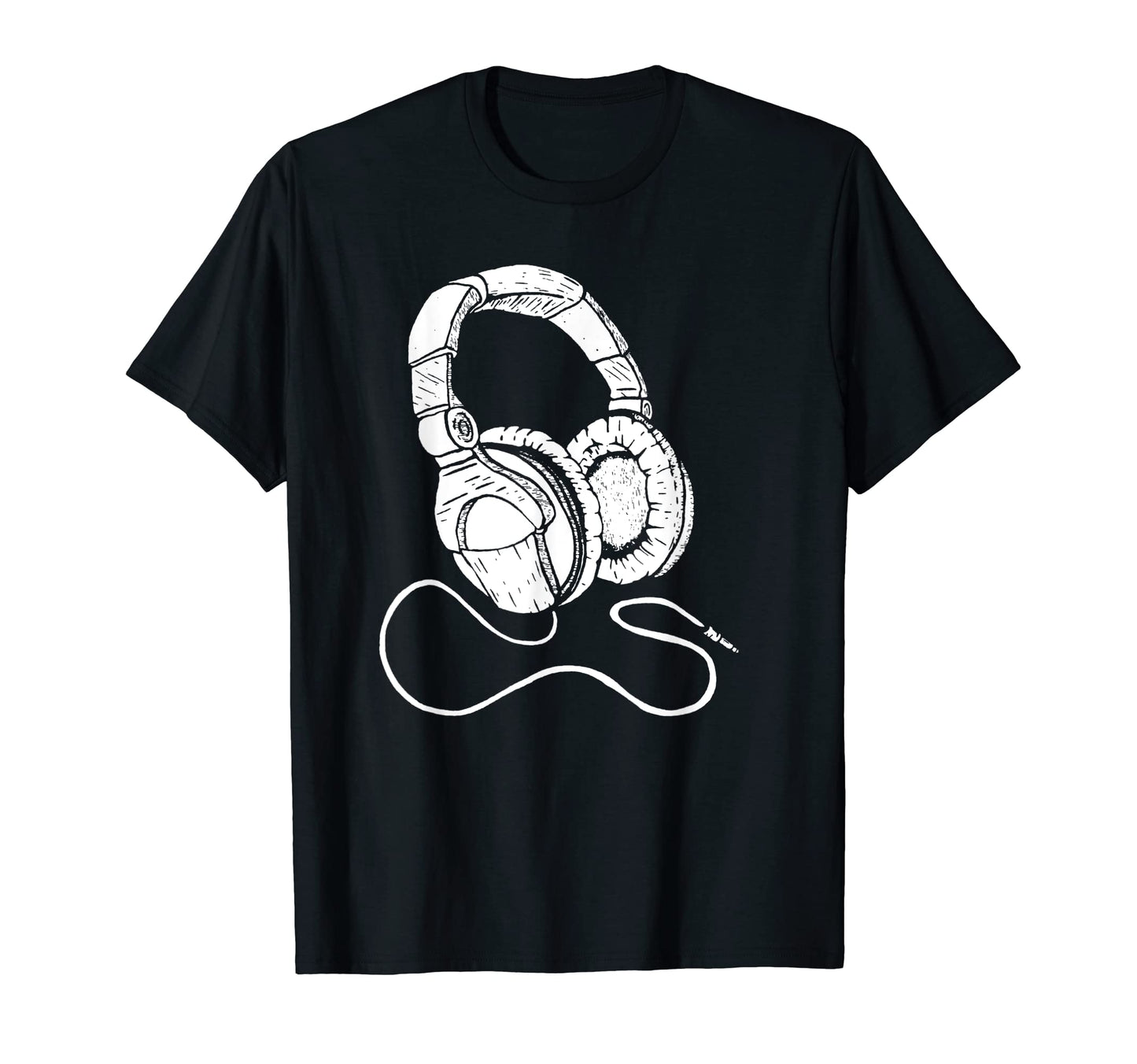Hip Hop Over Ear Headphones Old School T-Shirt - Trendy Graphic Men Women - T-Shirt, Sweatshirt, Hoodie