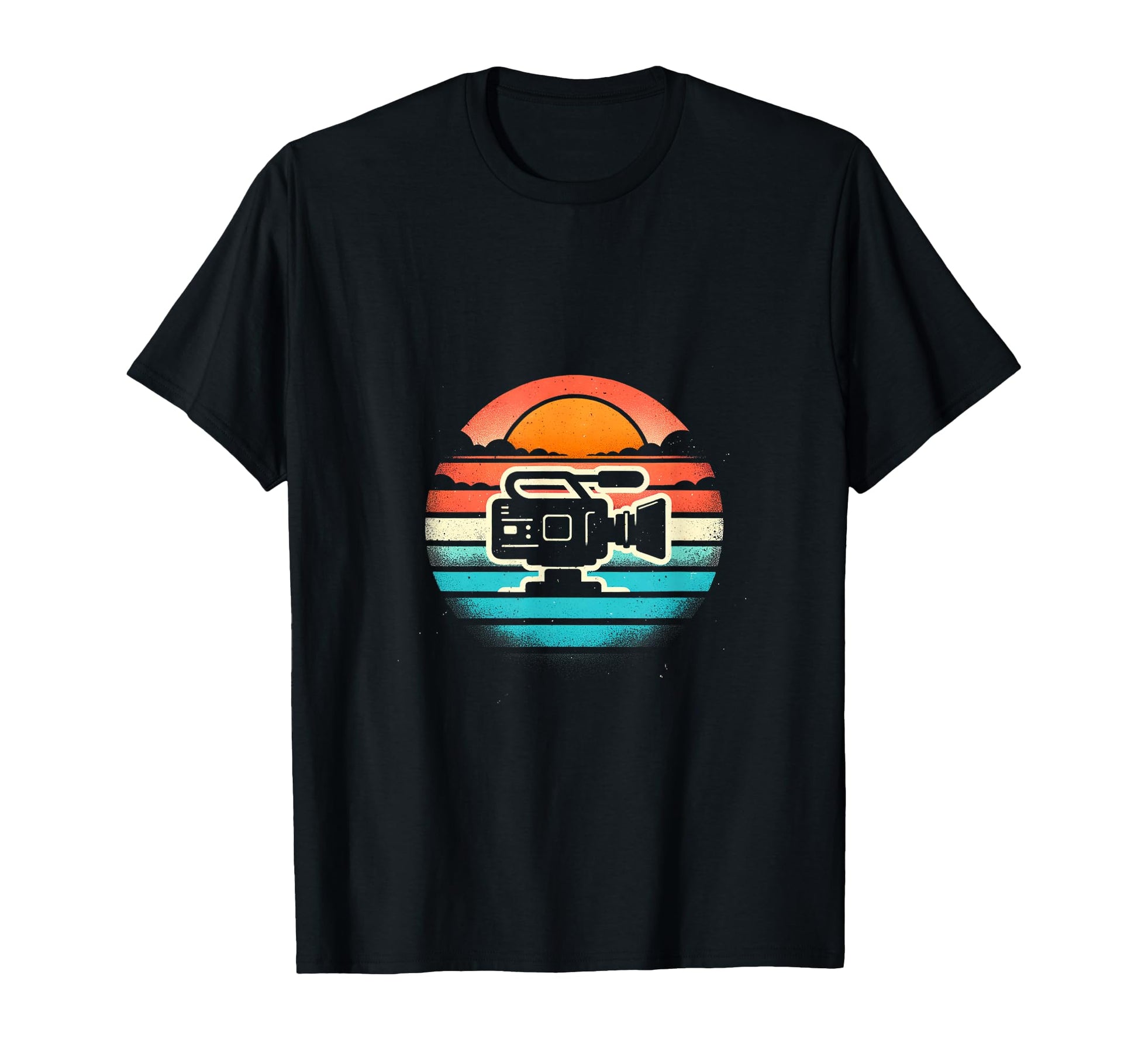 Camera Sunset Sweatshirt - Minimalist Print Unisex - T-Shirt, Sweatshirt, Hoodie