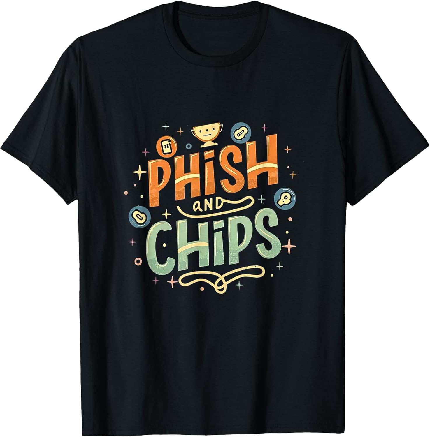 Phish and Chips - Adult & Kids T-Shirts, Sweatshirts & Hoodies apparel design preview 1