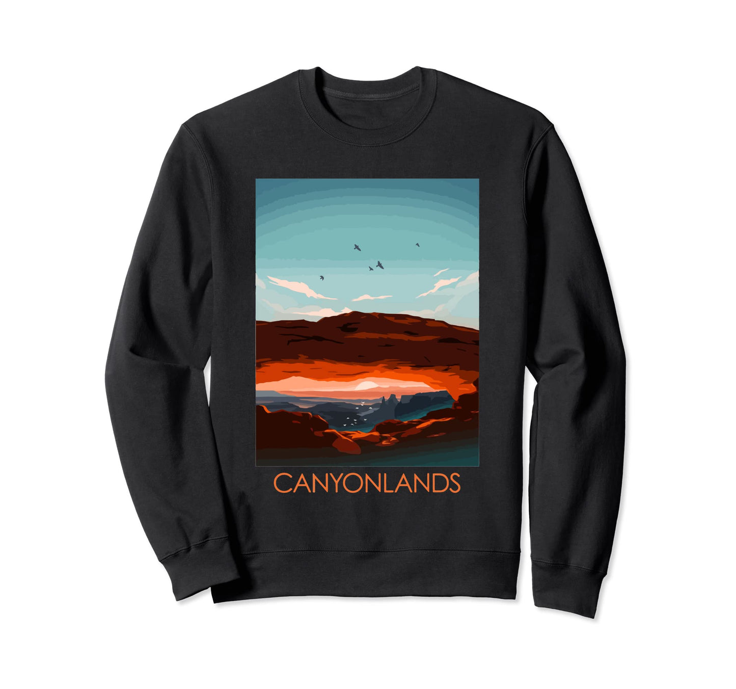 Canyonlands National Park Usa Sweatshirt - Minimalist Print Unisex - T-Shirt, Sweatshirt, Hoodie
