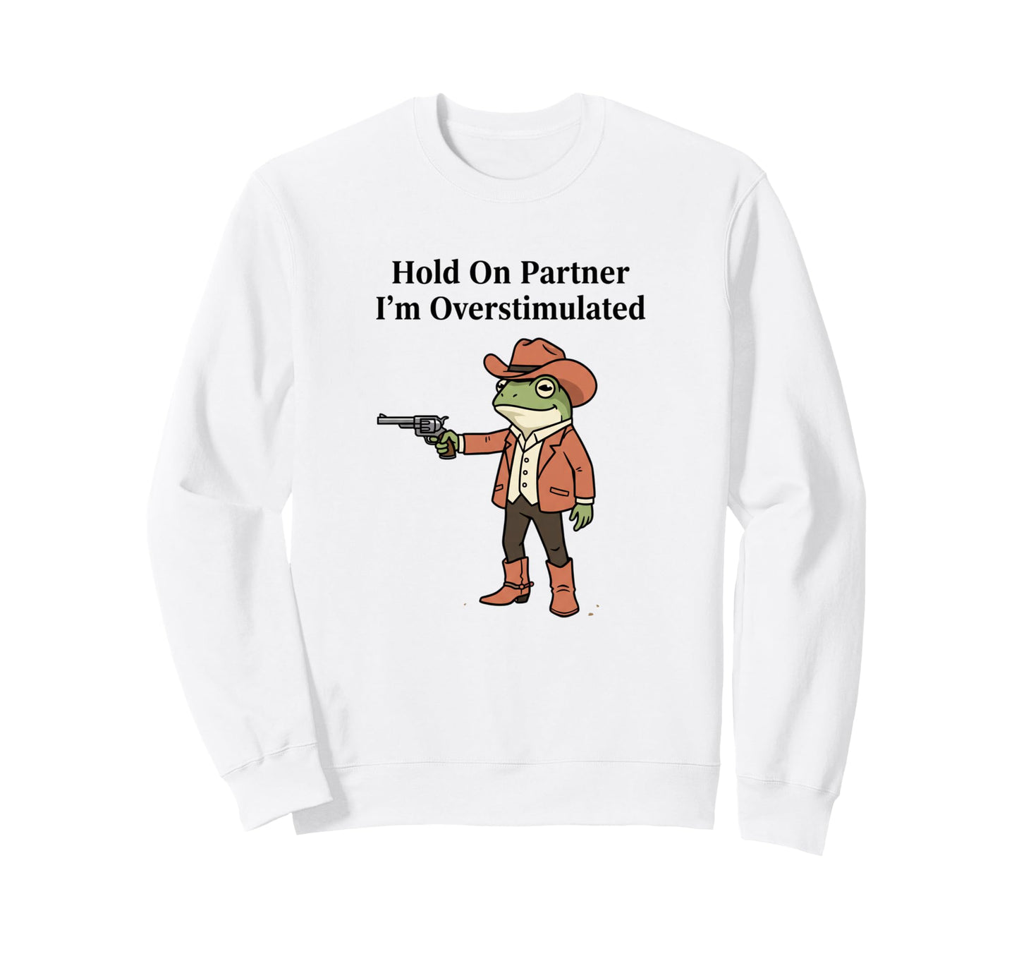 Frog Hold Partner Im Sweatshirt - Minimalist Print for Adults - T-Shirt, Sweatshirt, Hoodie