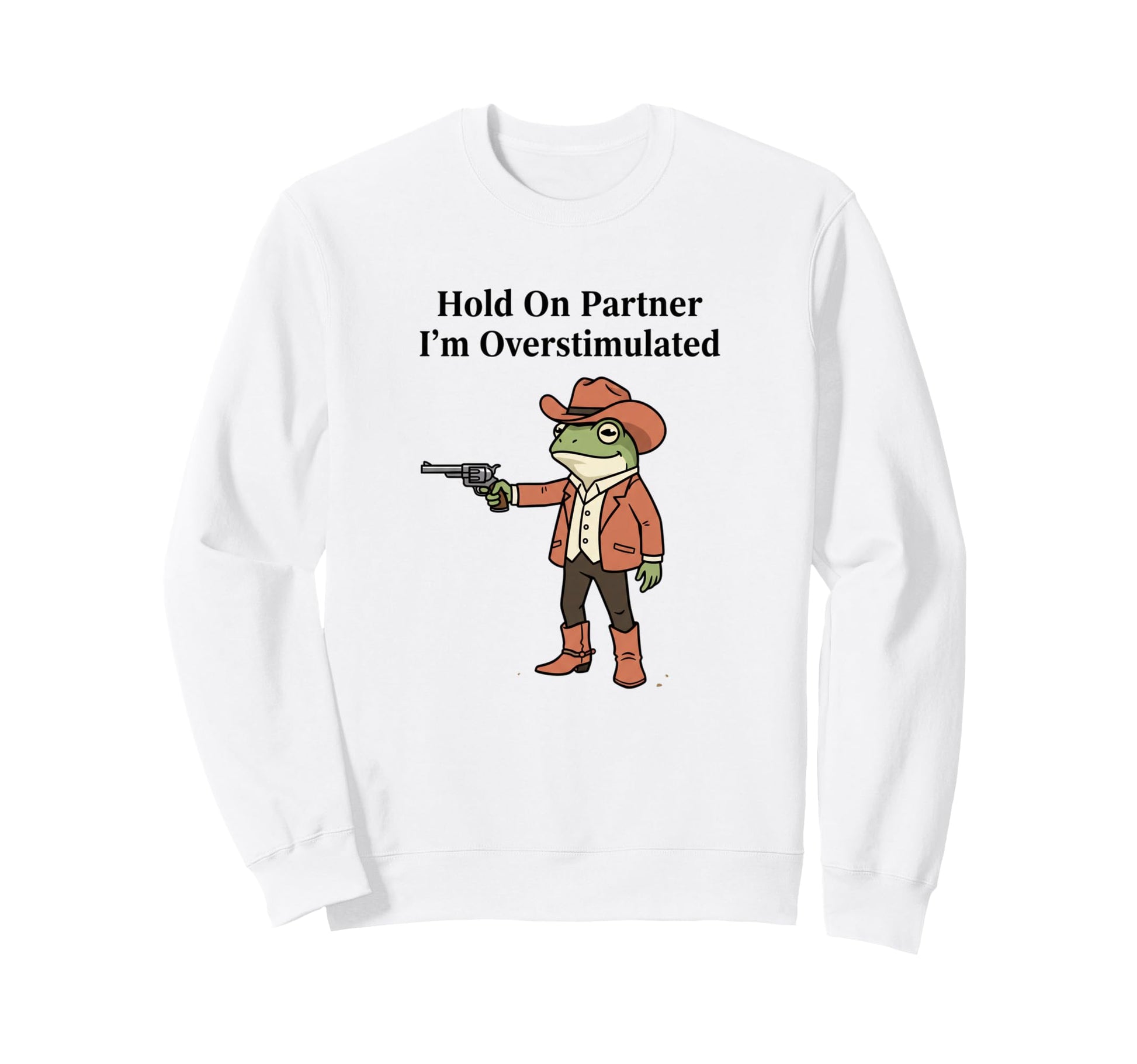 Frog Hold Partner Im Sweatshirt - Minimalist Print for Adults - T-Shirt, Sweatshirt, Hoodie