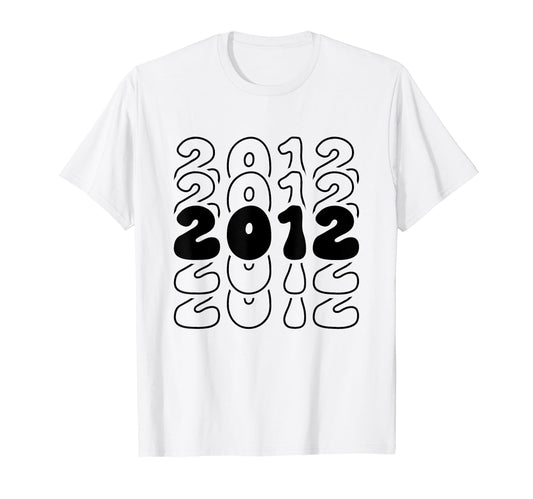 12 Year Old Groovy 12Th Birthday Boho T-Shirt - Graphic Print Men Women - T-Shirt, Sweatshirt, Hoodie