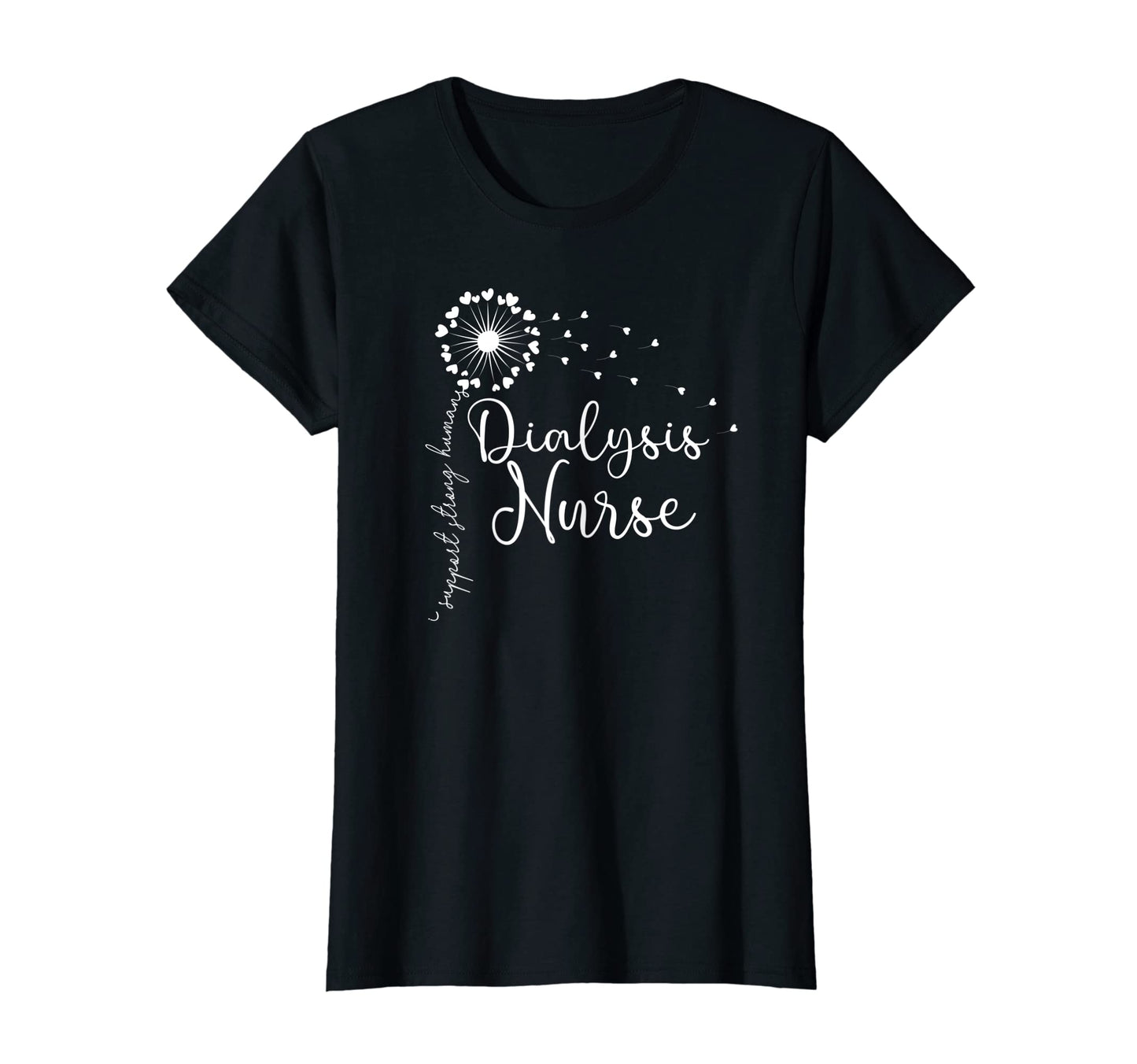 Womens Dialysis Nurse Rainbow T-Shirt - Trendy Graphic for Adults - T-Shirt, Sweatshirt, Hoodie