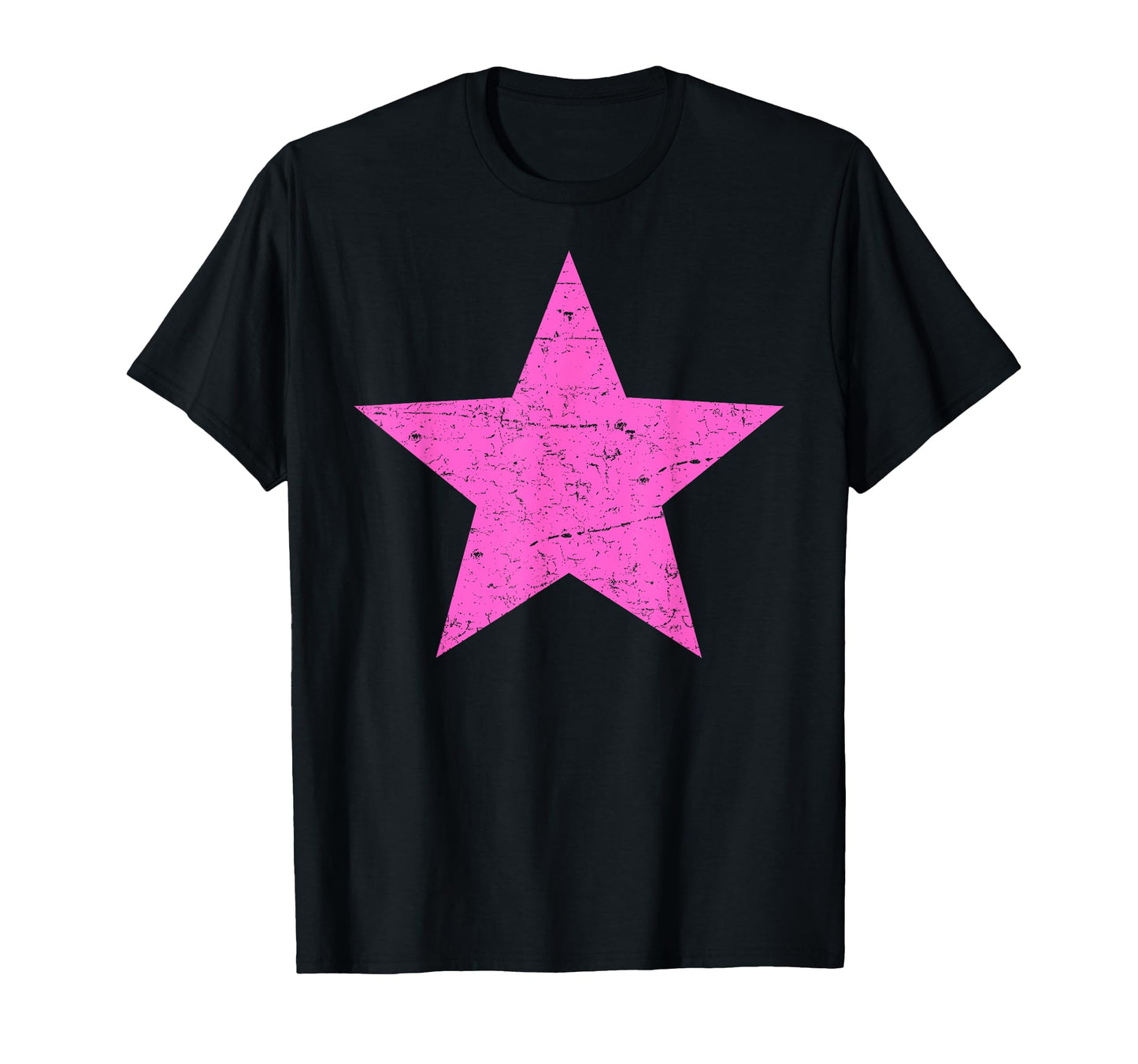 Grunge Alternative Distressed Red Star T-Shirt - Unique Graphic for Adults - T-Shirt, Sweatshirt, Hoodie