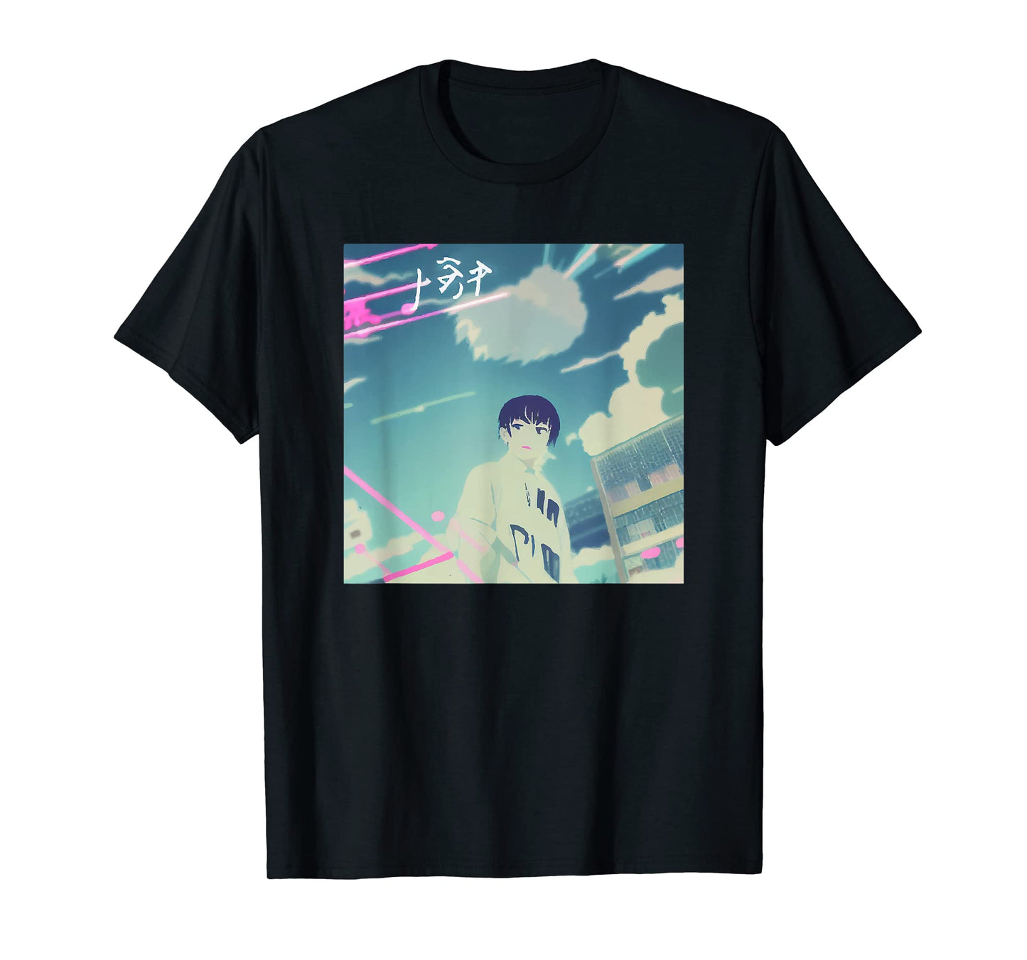 Japanese Aesthetic Vaporwave Anime Manga T-Shirt - Unique Graphic Men Women - T-Shirt, Sweatshirt, Hoodie