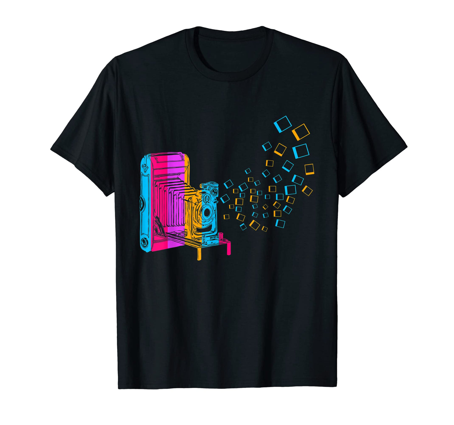 Camera Picture Lens Photographer T-Shirt - Fun Novelty Design Unisex - T-Shirt, Sweatshirt, Hoodie