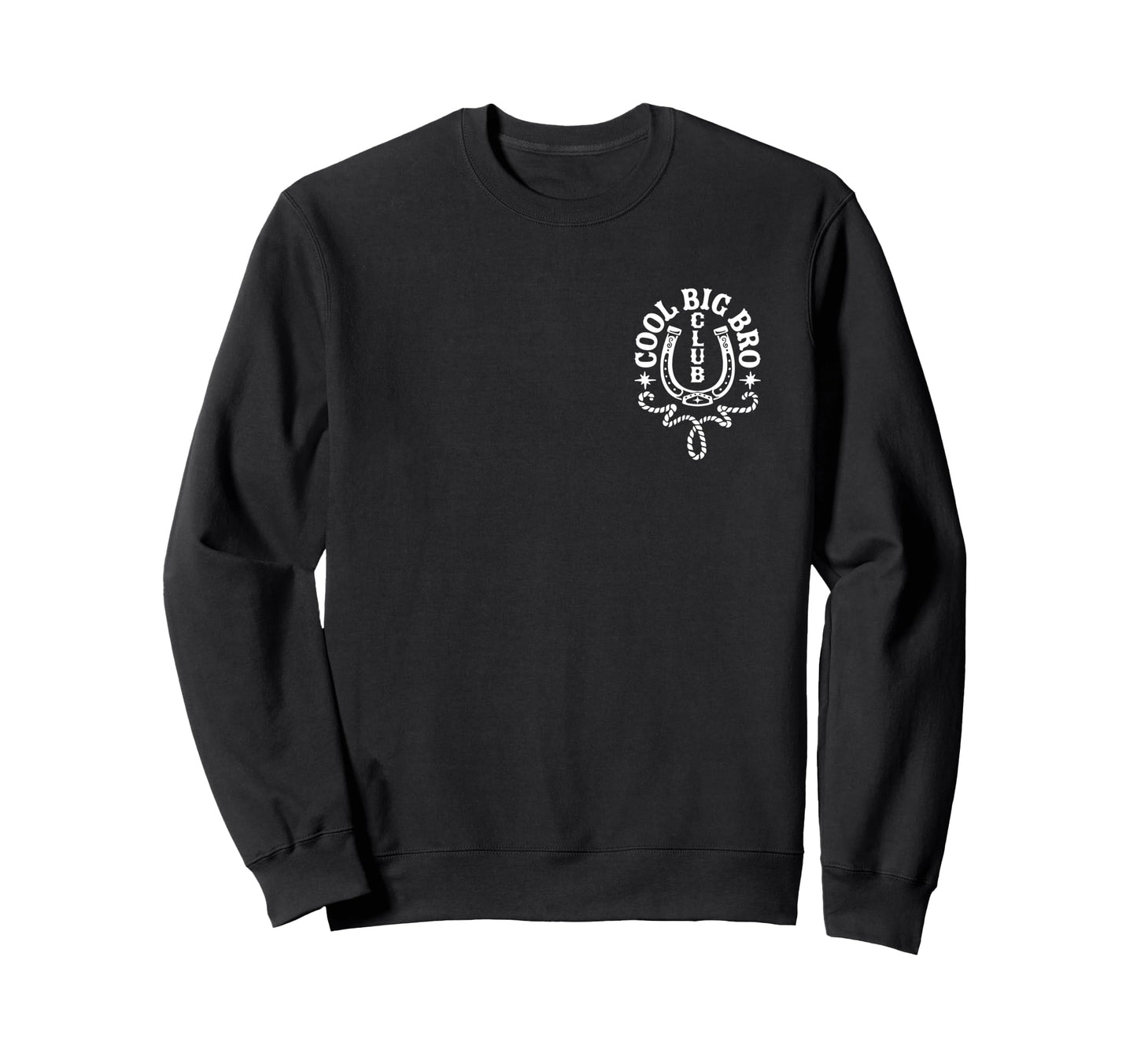 Big Bro Club Western Sweatshirt - Novelty Apparel for Adults - T-Shirt, Sweatshirt, Hoodie