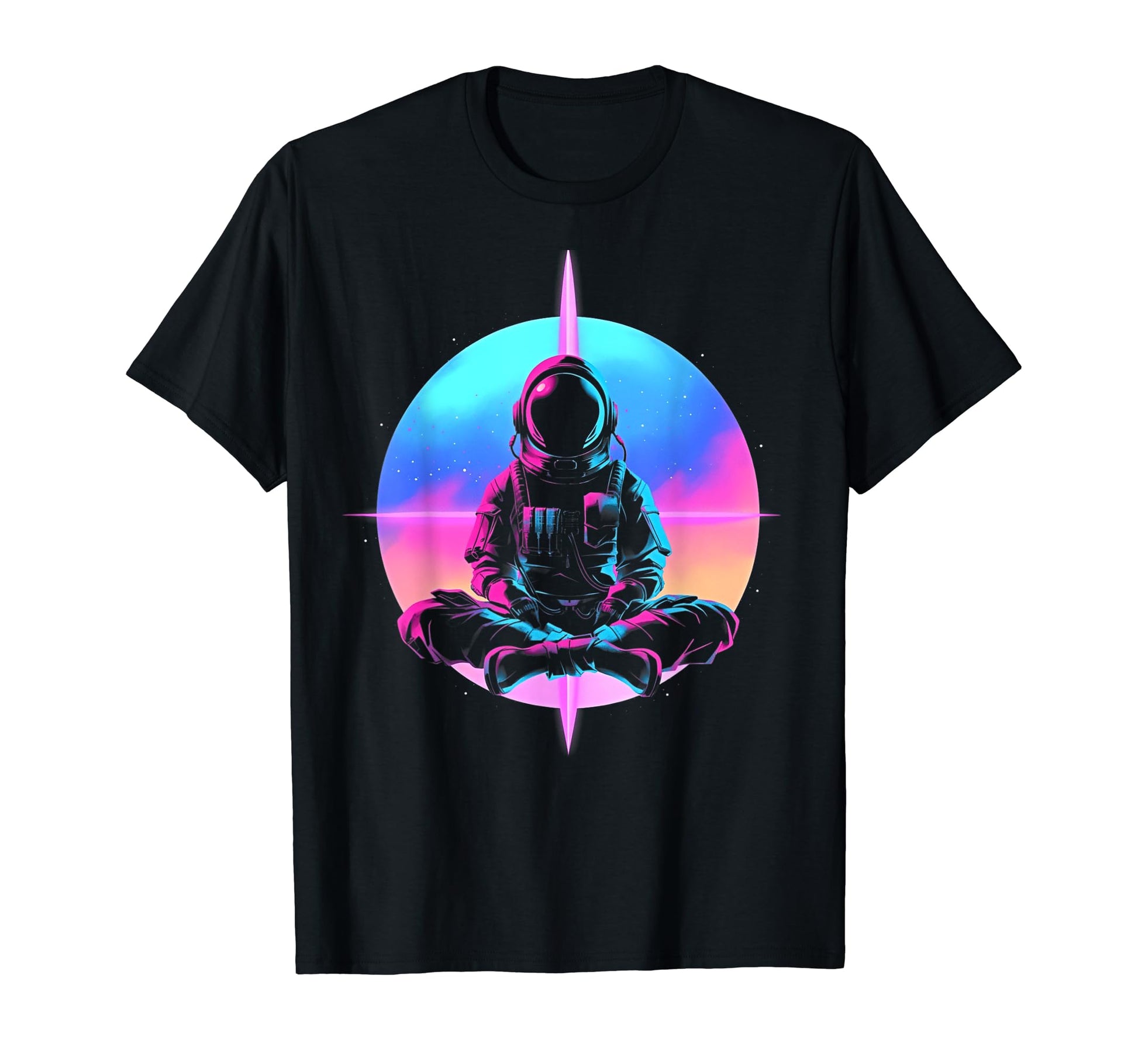 Synthwave Astronaut Cyberpunk 80S Sci T-Shirt - Trendy Graphic Men Women - T-Shirt, Sweatshirt, Hoodie