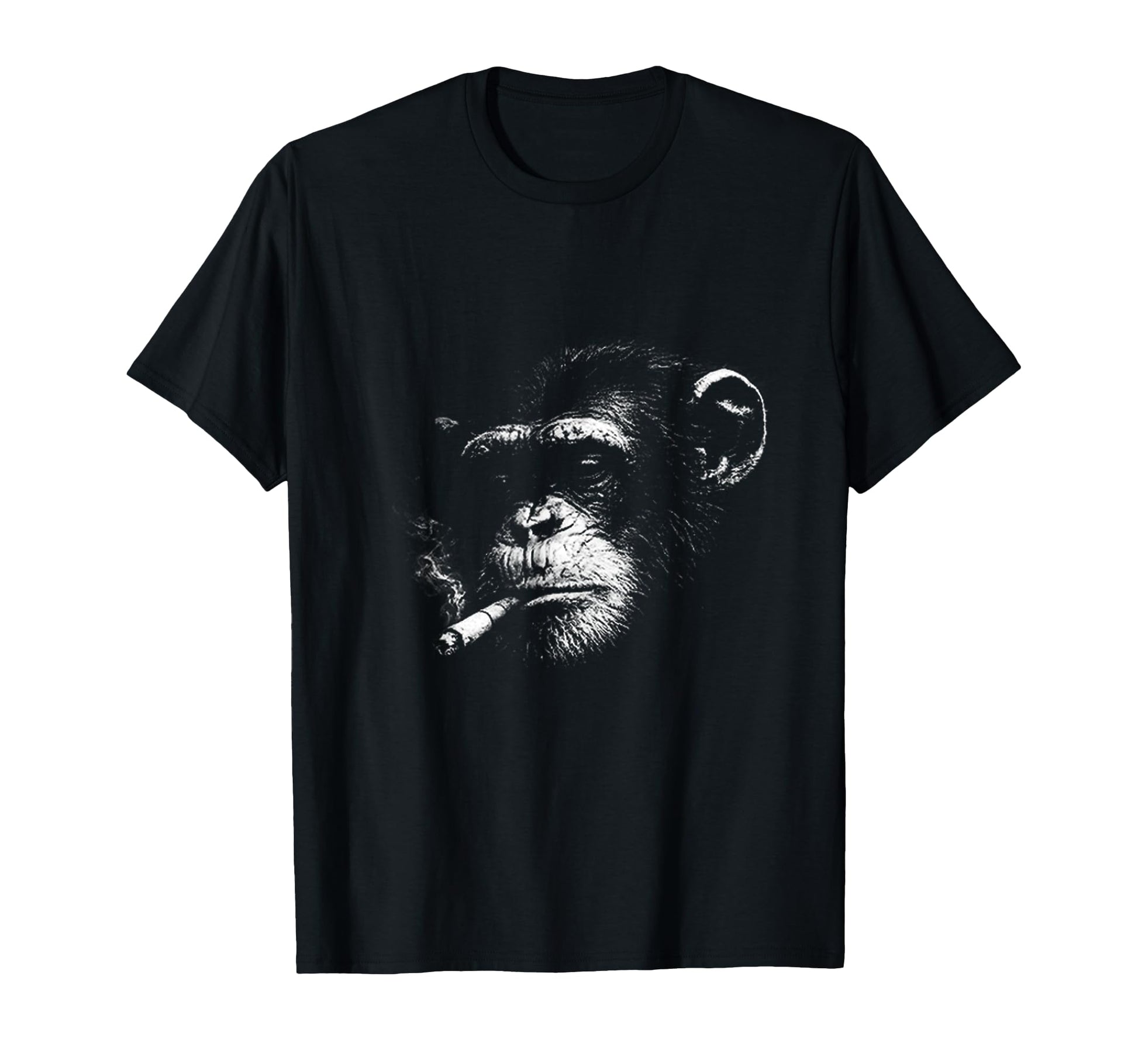 Grunge Cigarette Chimpanzee Meme 90S Y2K T-Shirt - Streetwear Style Unisex - T-Shirt, Sweatshirt, Hoodie