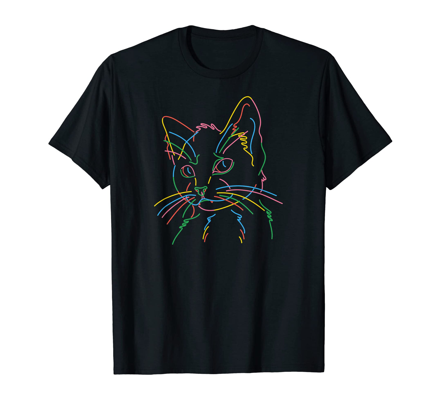Rainbow Cat Gay Pride Cat Lgbt Cat T-Shirt - Graphic Print for Adults - T-Shirt, Sweatshirt, Hoodie