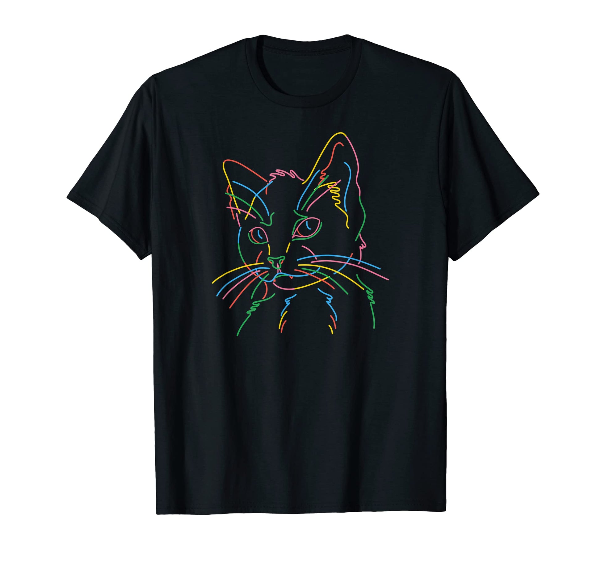 Rainbow Cat Gay Pride Cat Lgbt Cat T-Shirt - Graphic Print for Adults - T-Shirt, Sweatshirt, Hoodie