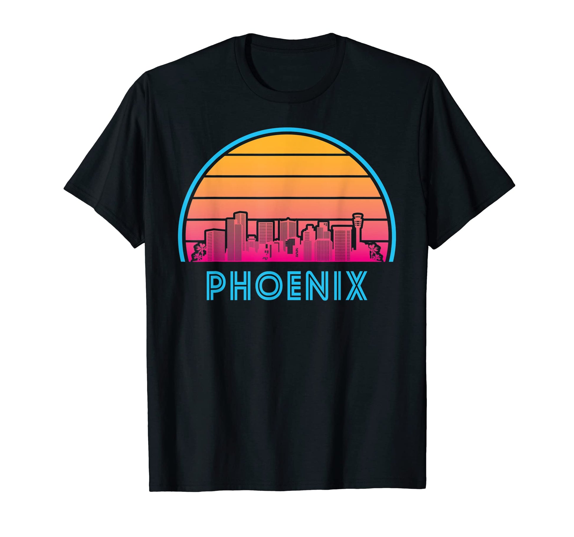 Phoenix Arizona Skyline City Sunset T-Shirt - Aesthetic Graphic Unisex - T-Shirt, Sweatshirt, Hoodie