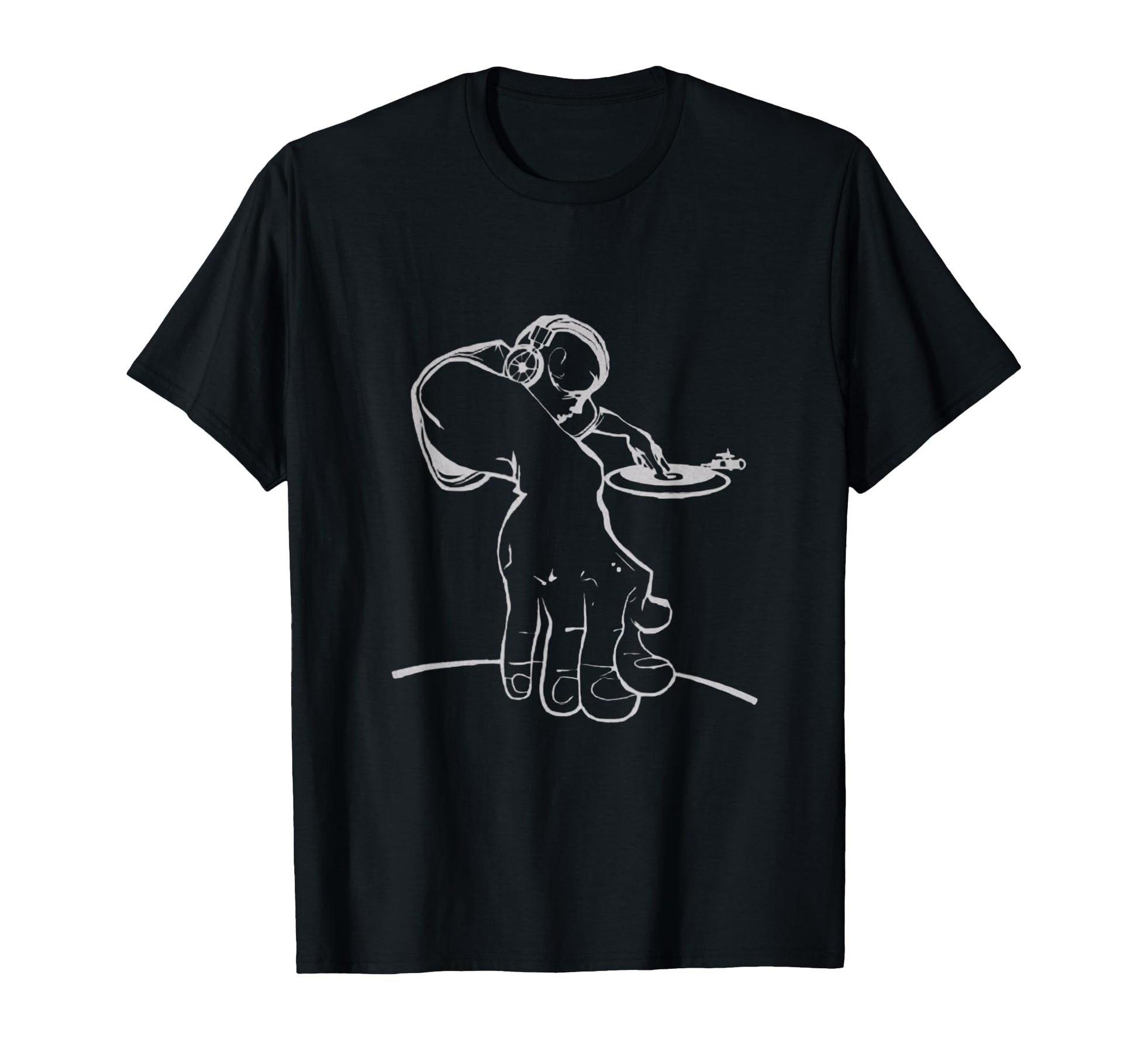 Raised Old School Hip Hop Dj T-Shirt - Novelty Apparel for Adults - T-Shirt, Sweatshirt, Hoodie