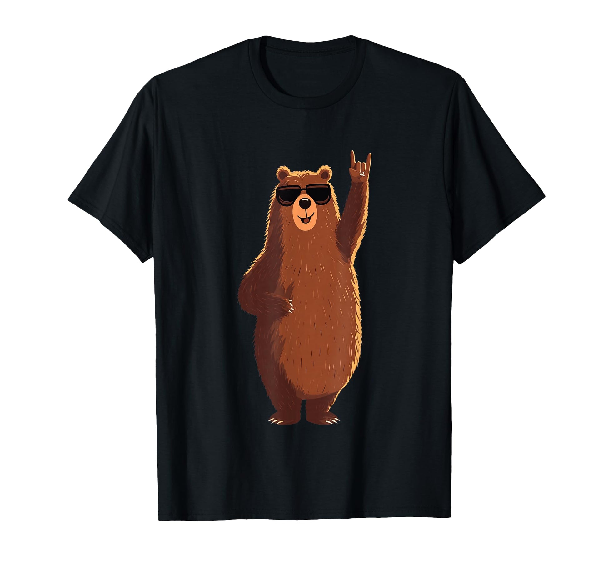 Bear Rock Funny Animal Lover Vibe T-Shirt - Aesthetic Graphic Unisex - T-Shirt, Sweatshirt, Hoodie