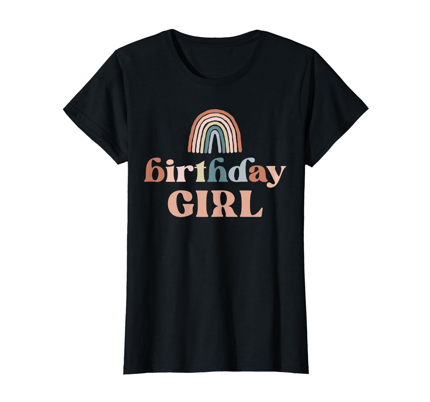 Birthday Daughter Boho Rainbow Party T-Shirt - Casual Everyday Wear Unisex - T-Shirt, Sweatshirt, Hoodie