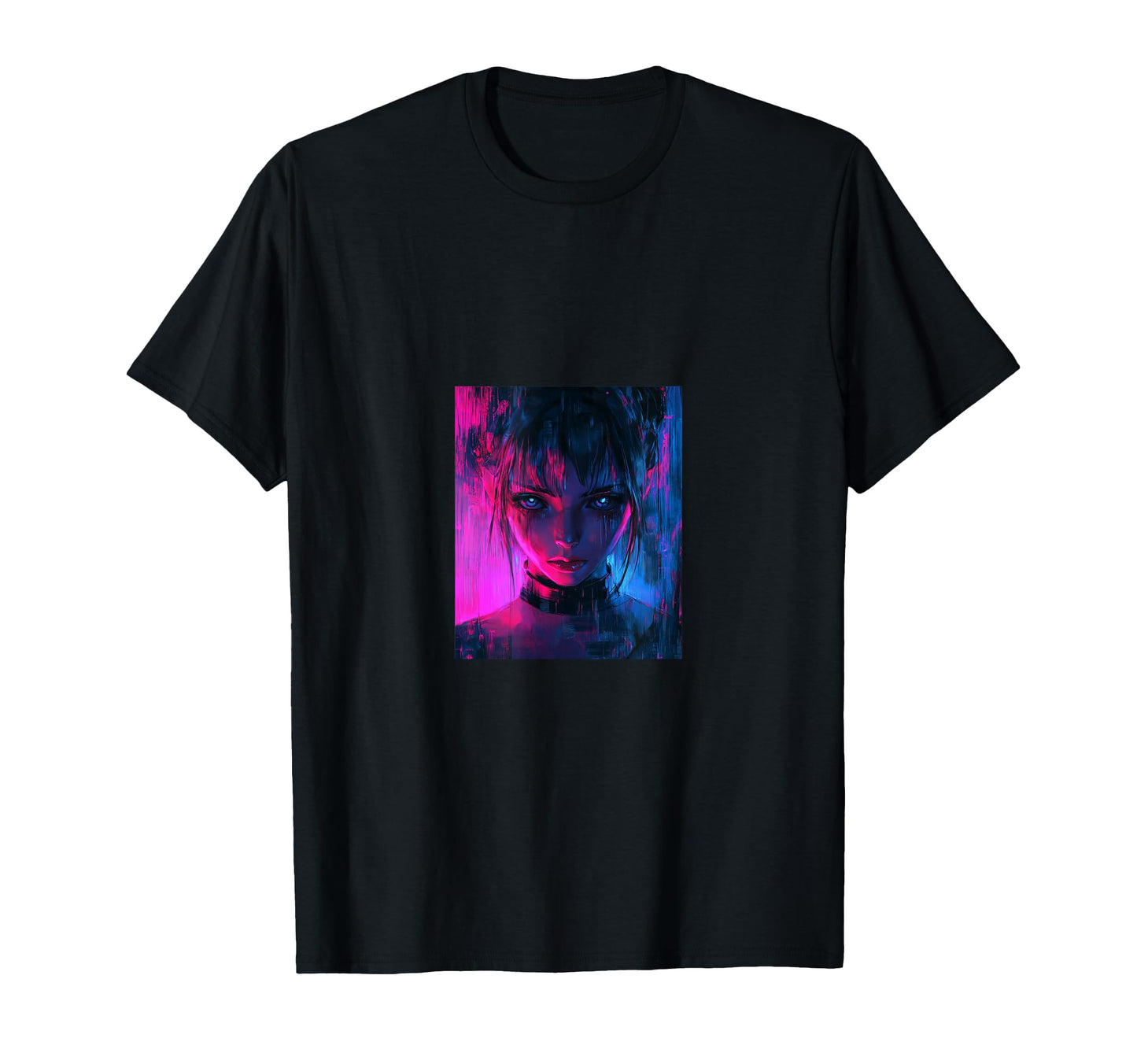 Futuristic Anime Otaku Aesthetic Gitch T-Shirt - Trendy Graphic Unisex - T-Shirt, Sweatshirt, Hoodie