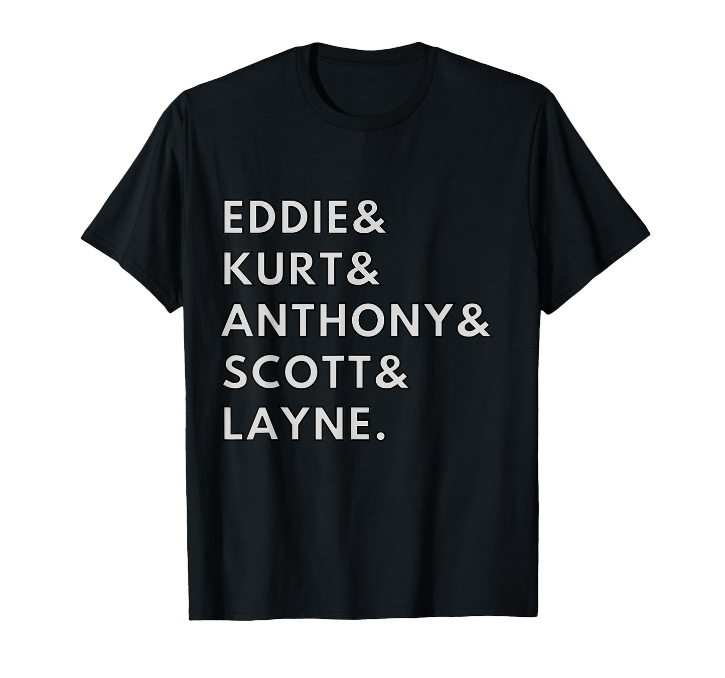 90S Grunge Rock Frontman Band Names T-Shirt - Unique Graphic Men Women - T-Shirt, Sweatshirt, Hoodie