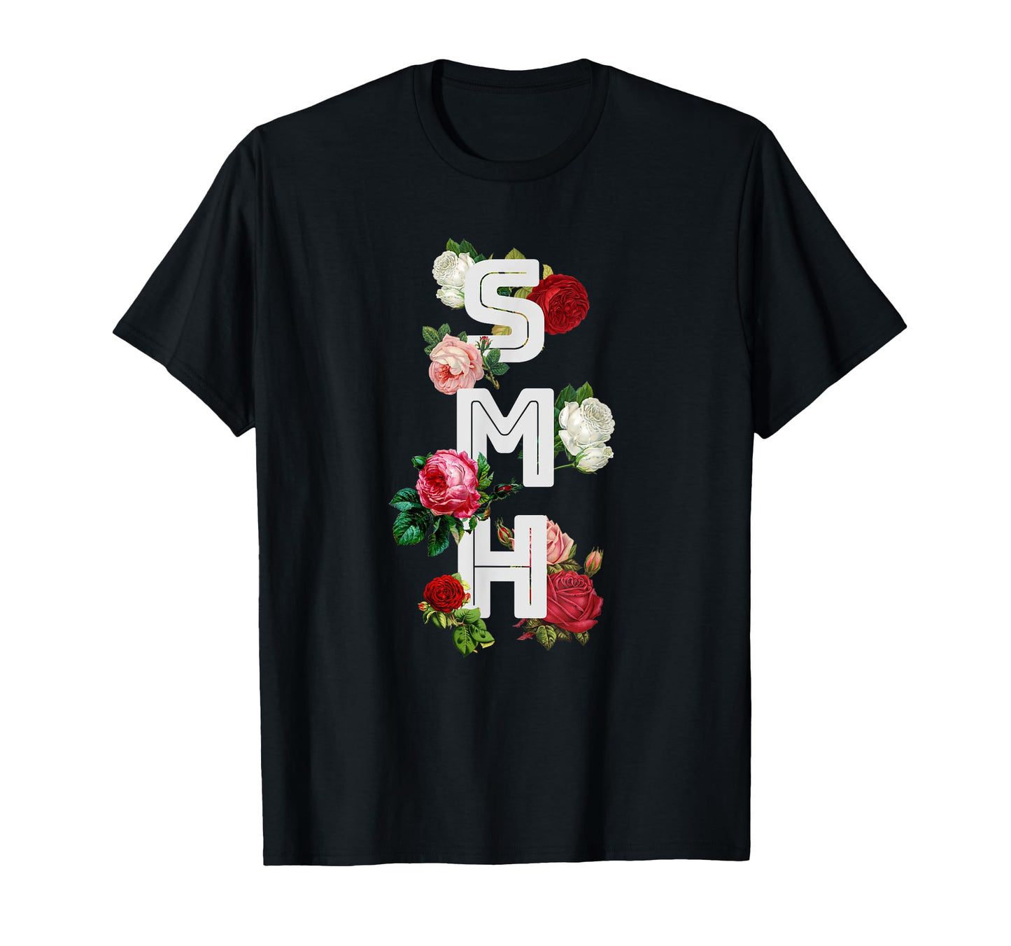 Smh 90S Aesthetic Roses Texting Meme T-Shirt - Aesthetic Graphic Men Women - T-Shirt, Sweatshirt, Hoodie