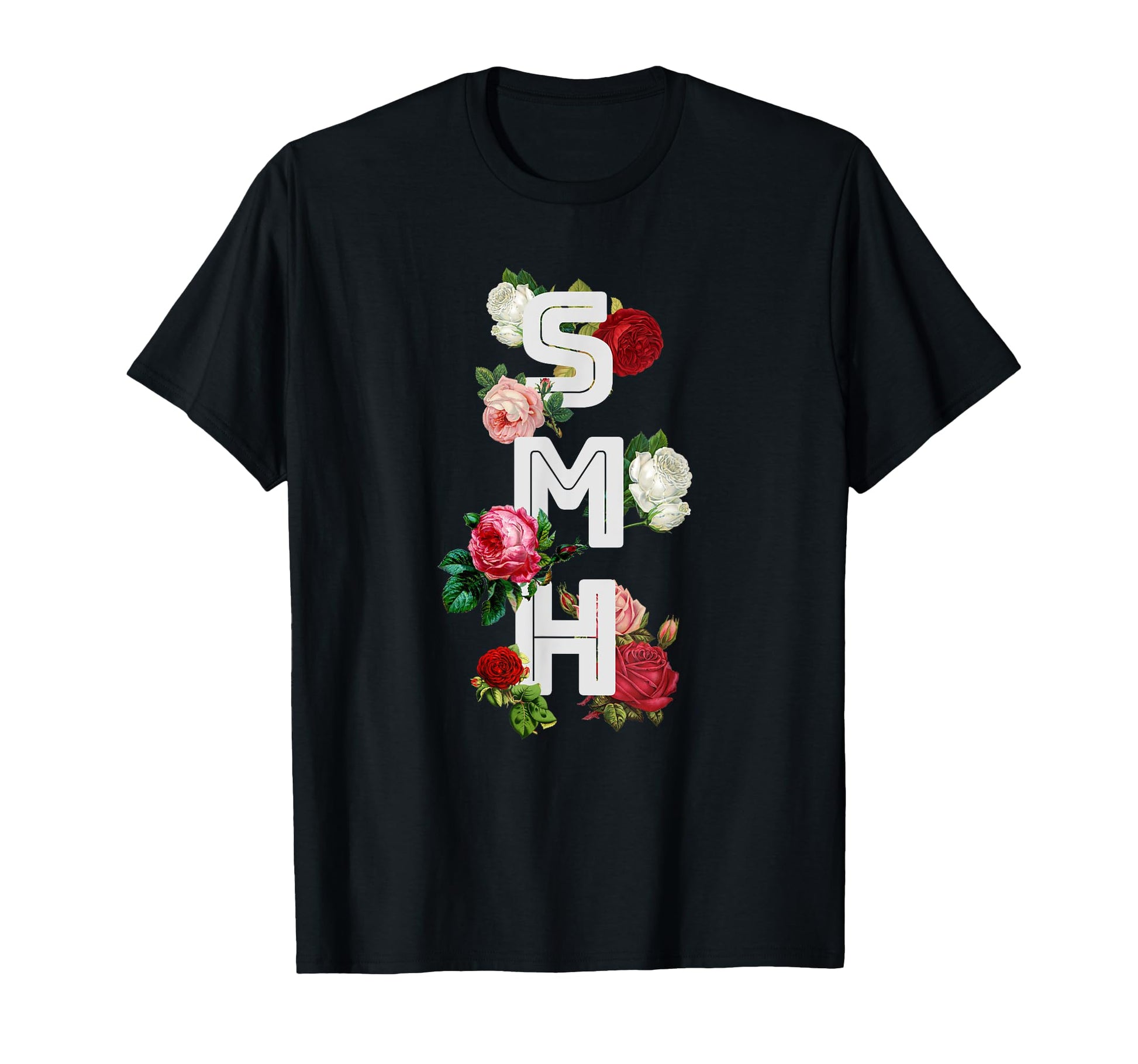 Smh 90S Aesthetic Roses Texting Meme T-Shirt - Aesthetic Graphic Men Women - T-Shirt, Sweatshirt, Hoodie