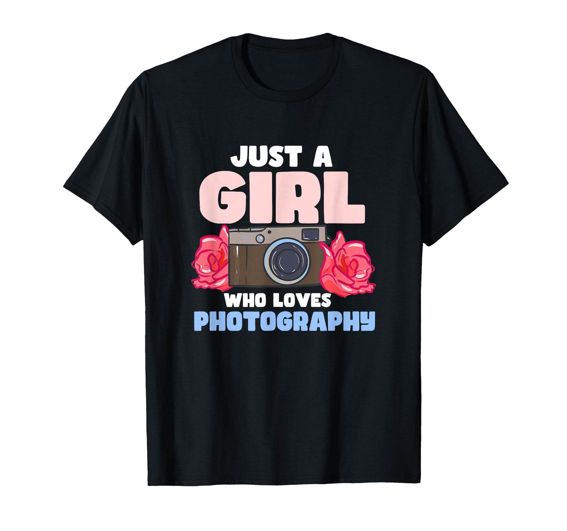Just Who Loves Photography Camera Lover T-Shirt - Minimalist Print Unisex - T-Shirt, Sweatshirt, Hoodie