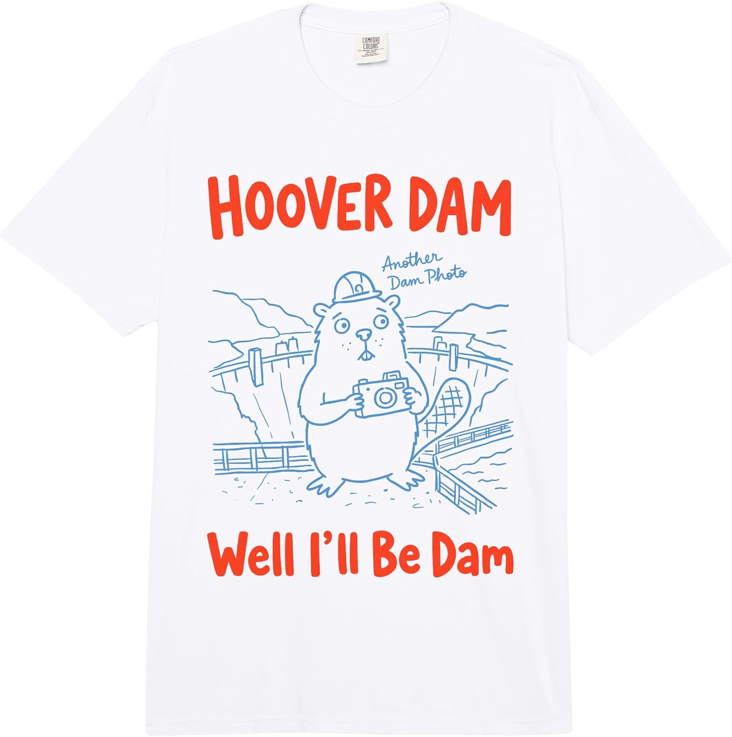 Retro Beaver Photography Road Trip Vacation Merch - Adult & Kids T-Shirts, Sweatshirts & Hoodies apparel design preview 1