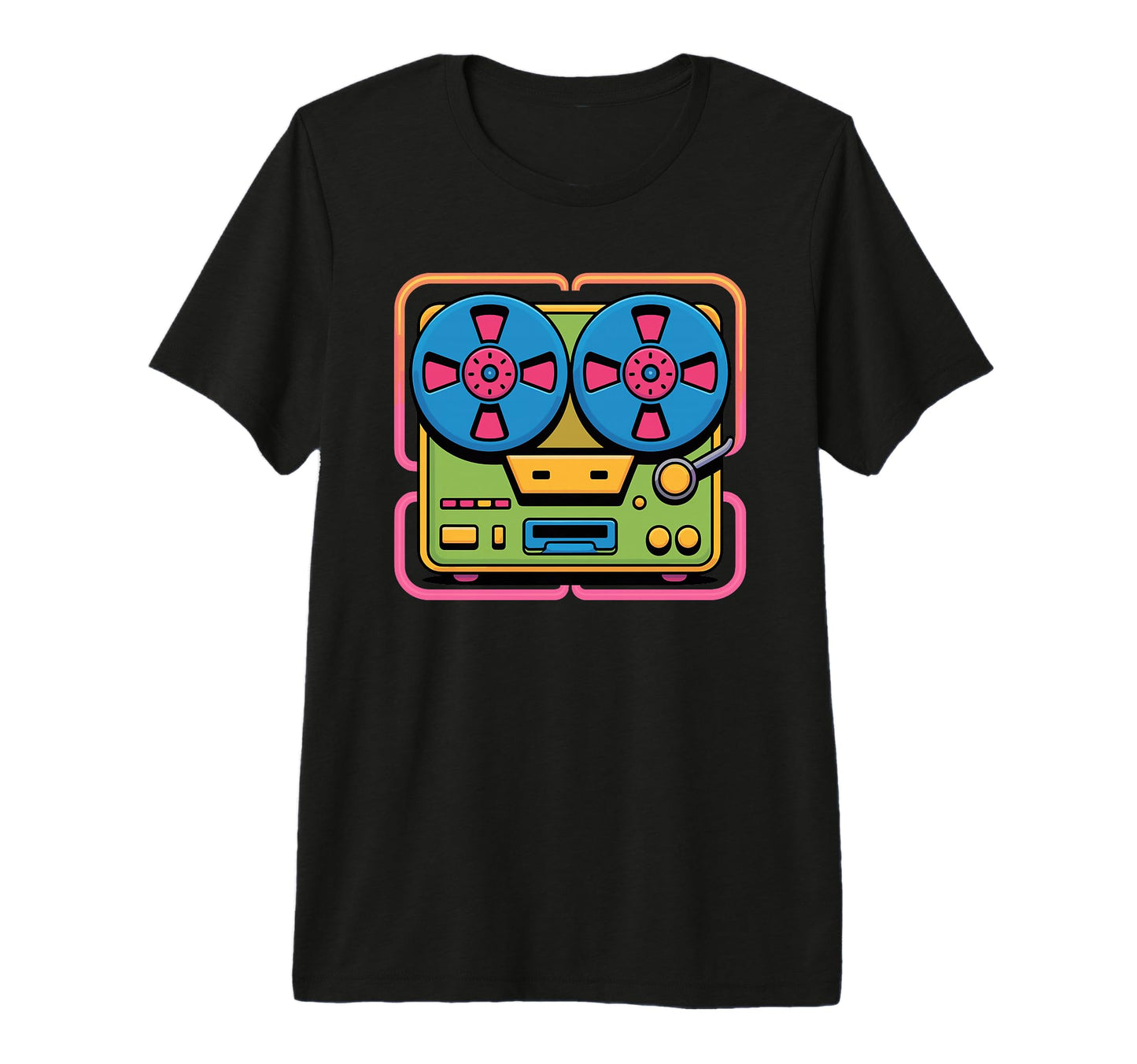 Cassette Tape Old School Hip Hop Tri T-Shirt - Casual Everyday Wear Unisex - T-Shirt, Sweatshirt, Hoodie