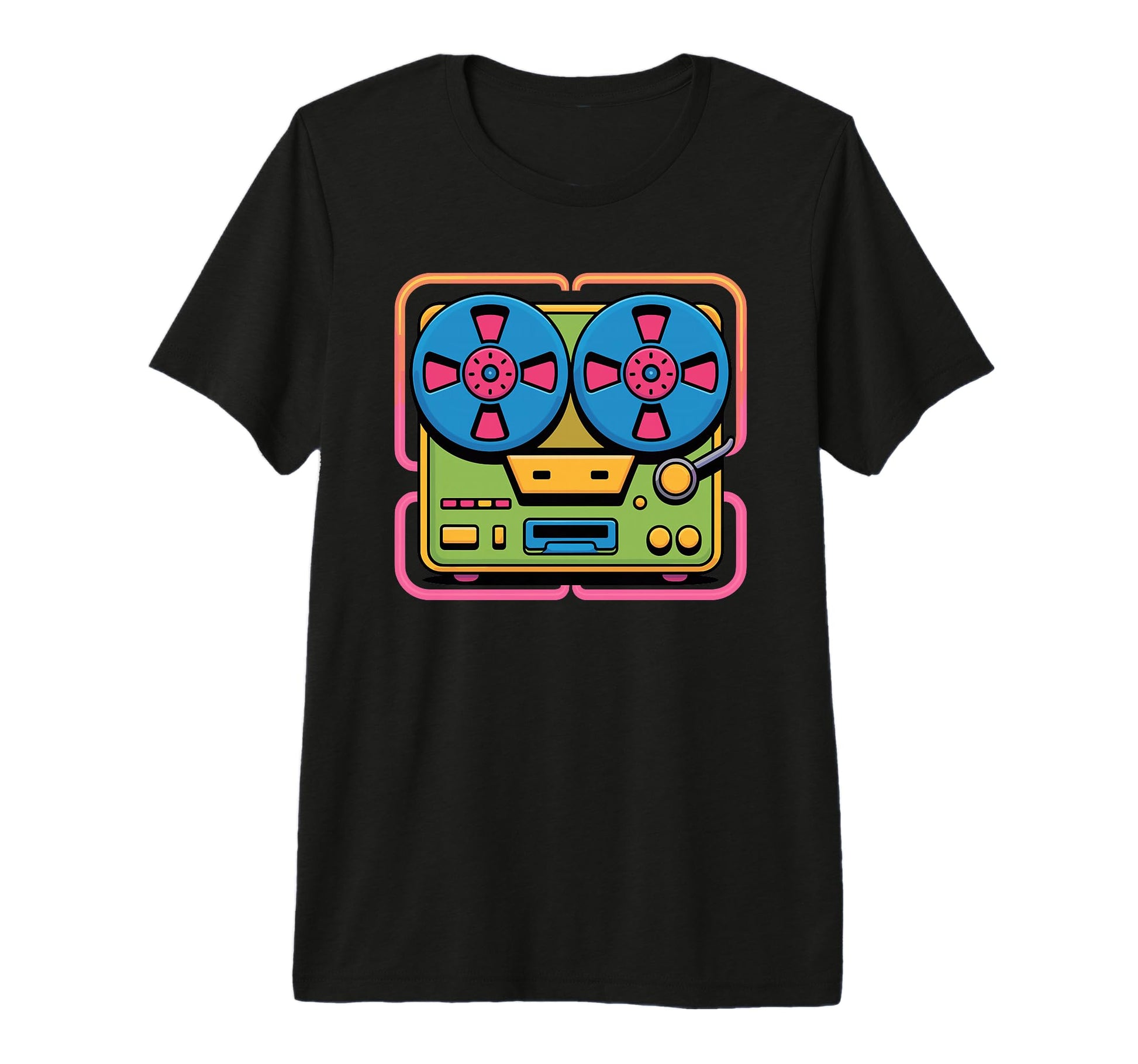 Cassette Tape Old School Hip Hop Tri T-Shirt - Casual Everyday Wear Unisex - T-Shirt, Sweatshirt, Hoodie