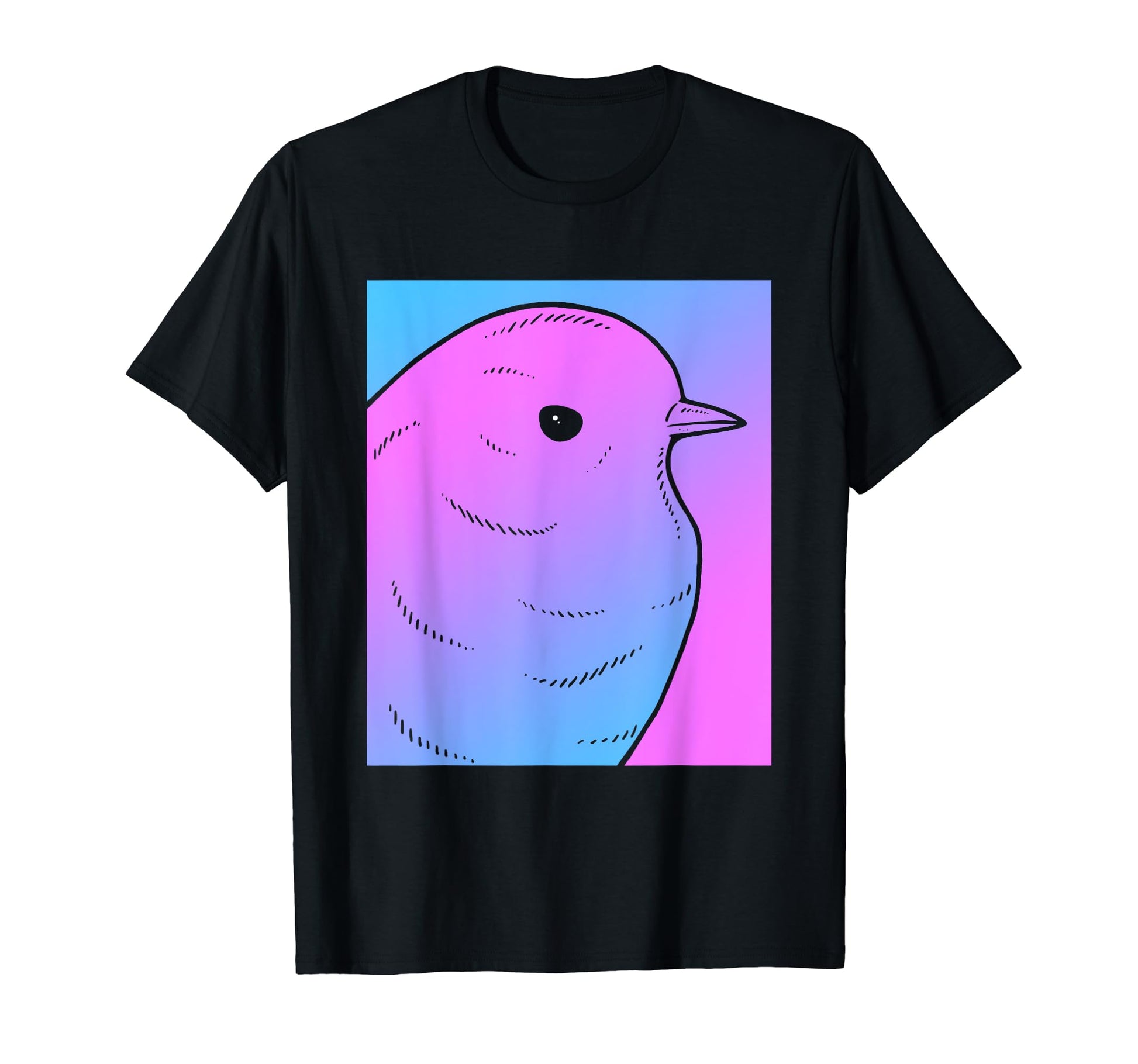 Vaporwave Robin Aesthetic Pastel Goth T-Shirt - Graphic Print for Adults - T-Shirt, Sweatshirt, Hoodie