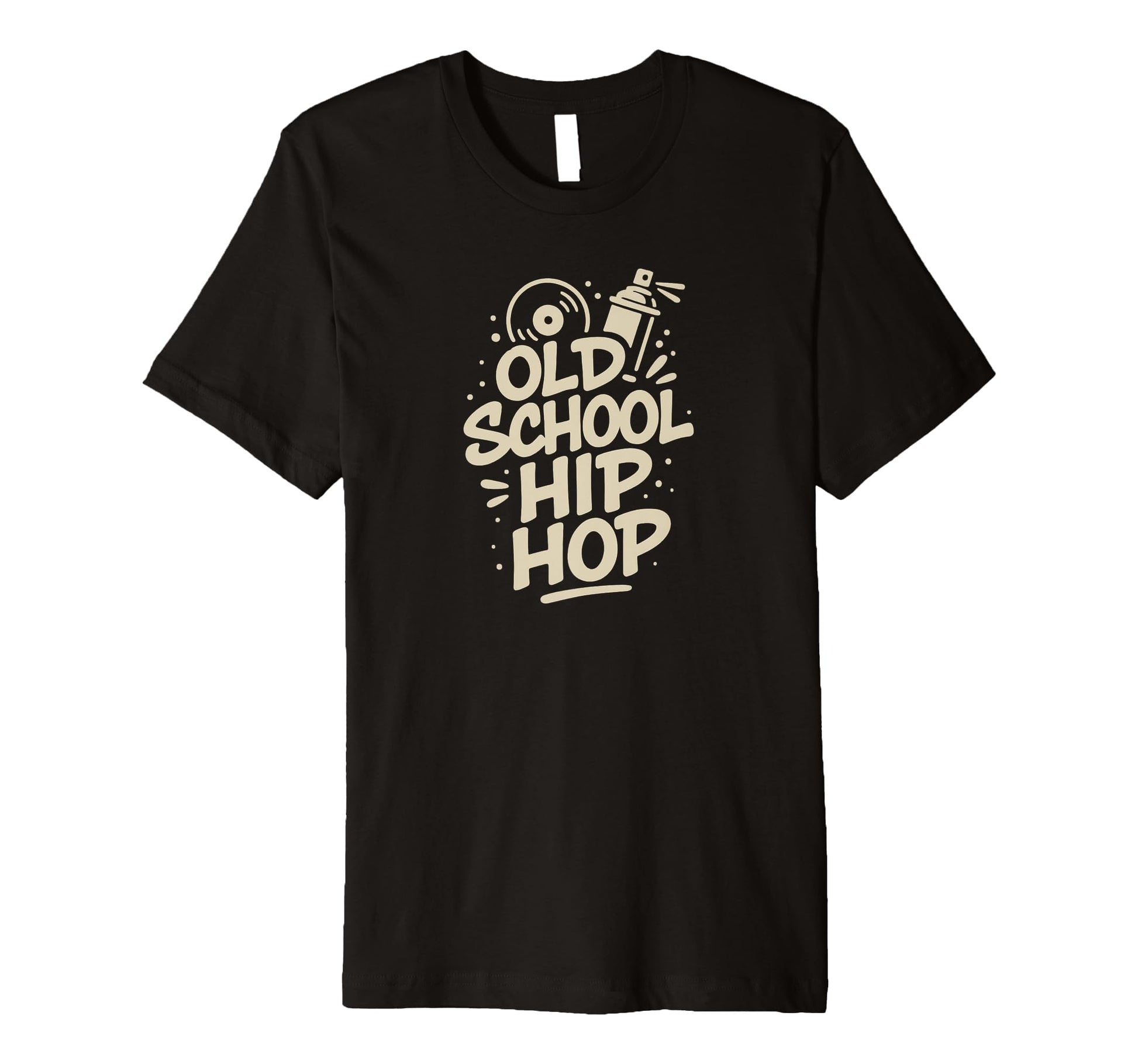 Raised Old School Hip Hop Simple Rap T-Shirt - Custom Art Print Men Women - T-Shirt, Sweatshirt, Hoodie