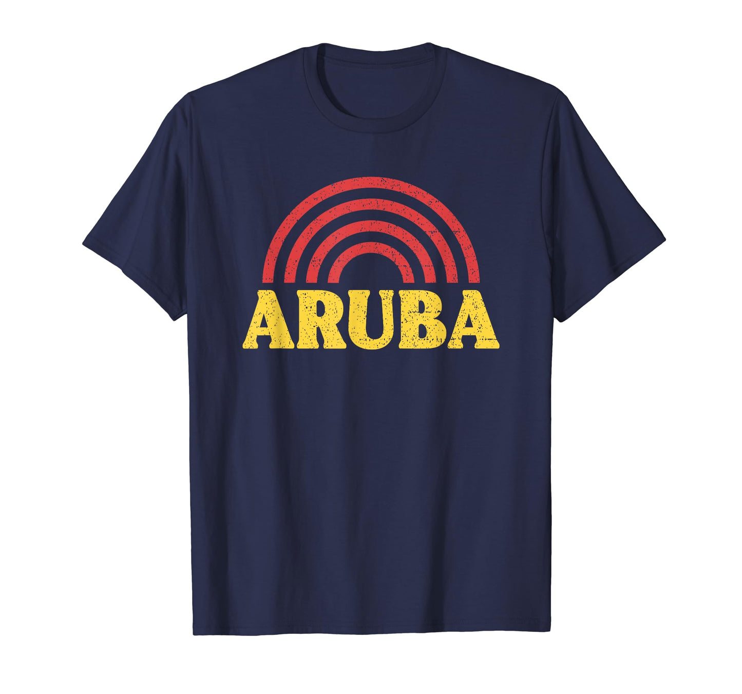 Aruba Flag Rainbow Aruban Pride T-Shirt - Custom Art Print Unisex - T-Shirt, Sweatshirt, Hoodie