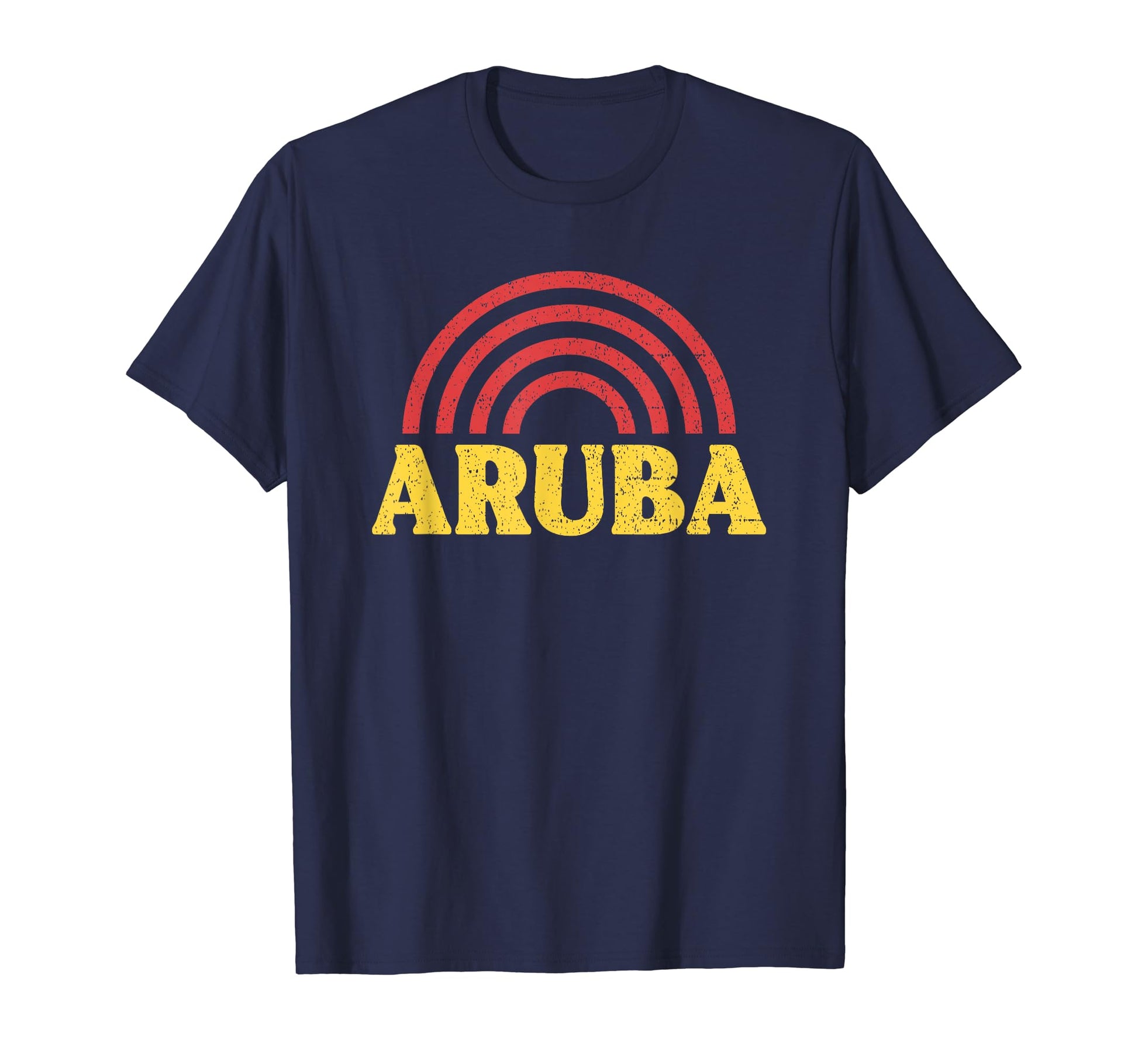 Aruba Flag Rainbow Aruban Pride T-Shirt - Custom Art Print Unisex - T-Shirt, Sweatshirt, Hoodie
