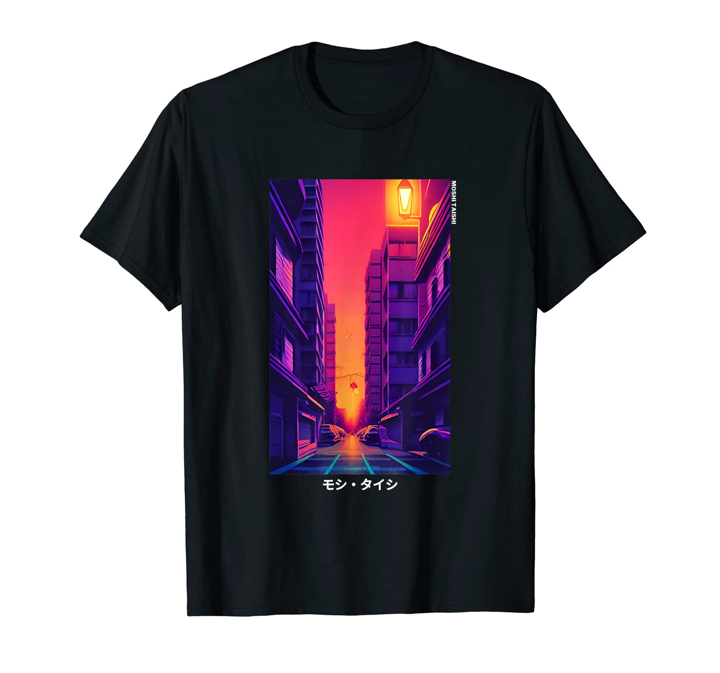 90S Synthwave Japanese Vaporwave Art T-Shirt - Casual Everyday Wear Unisex - T-Shirt, Sweatshirt, Hoodie