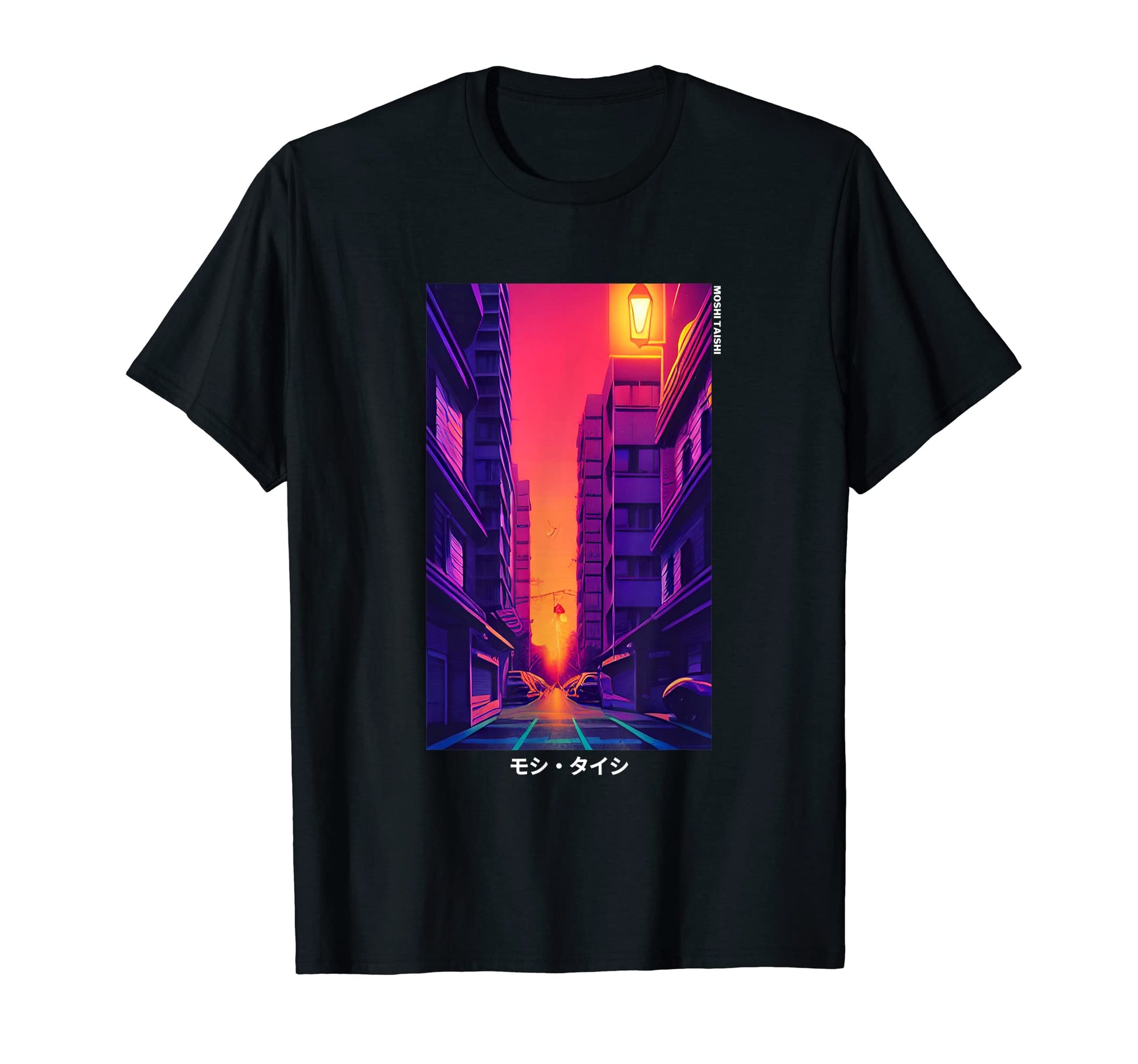 90S Synthwave Japanese Vaporwave Art T-Shirt - Casual Everyday Wear Unisex - T-Shirt, Sweatshirt, Hoodie